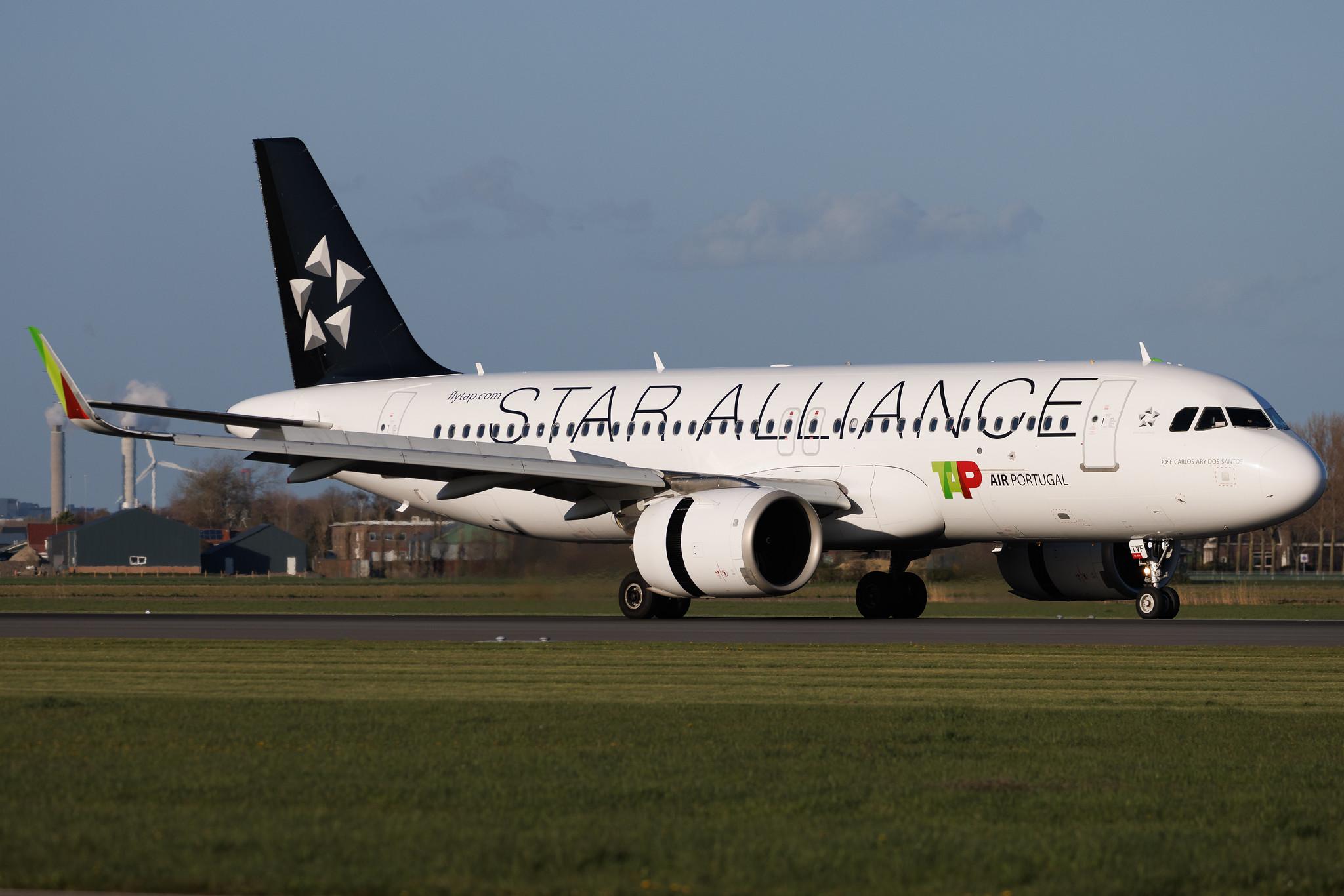 Amsterdam Schiphol: TAP Air Portugal (TP / TAP) | Livery: Star Alliance Livery | Airbus A320-251N A20N | CS-TVF | MSN 9088