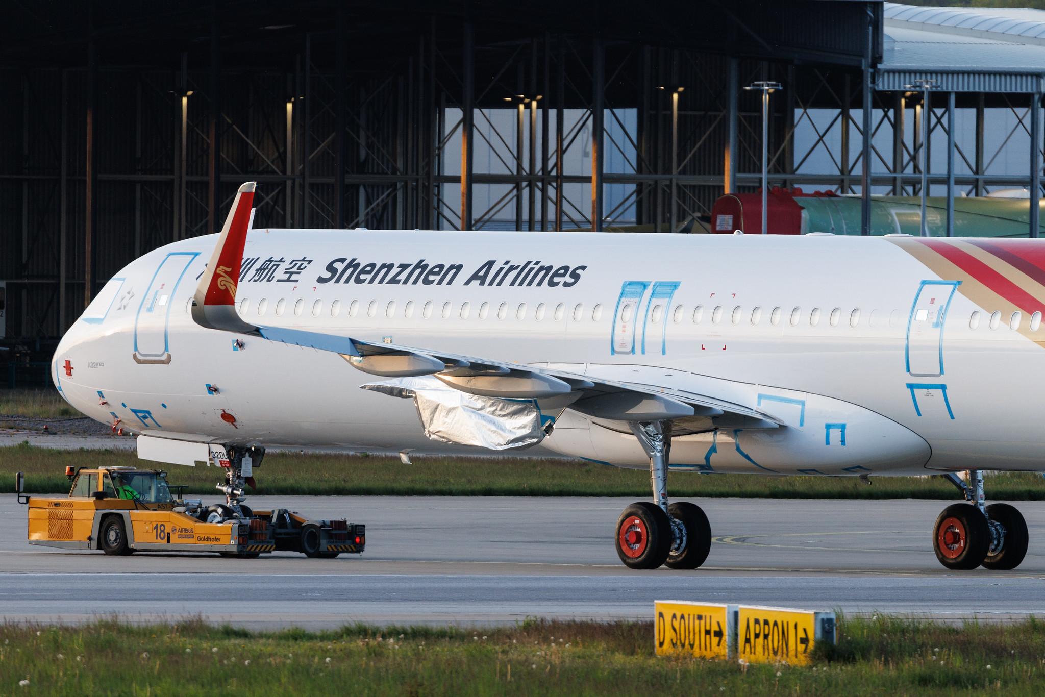 Hamburg Finkenwerder: Shenzhen Airlines (ZH / CSZ) | Airbus A321-271NX A21N | D-AVYN | MSN 11317