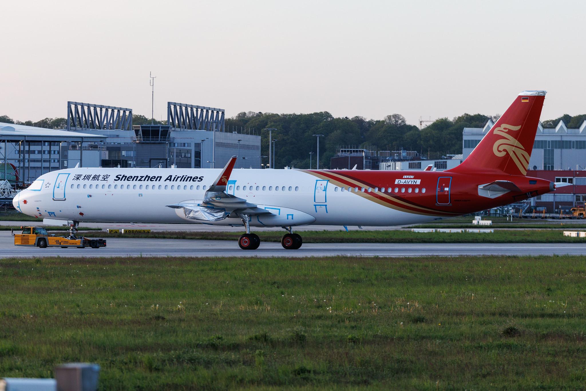 Hamburg Finkenwerder: Shenzhen Airlines (ZH / CSZ) | Airbus A321-271NX A21N | D-AVYN | MSN 11317