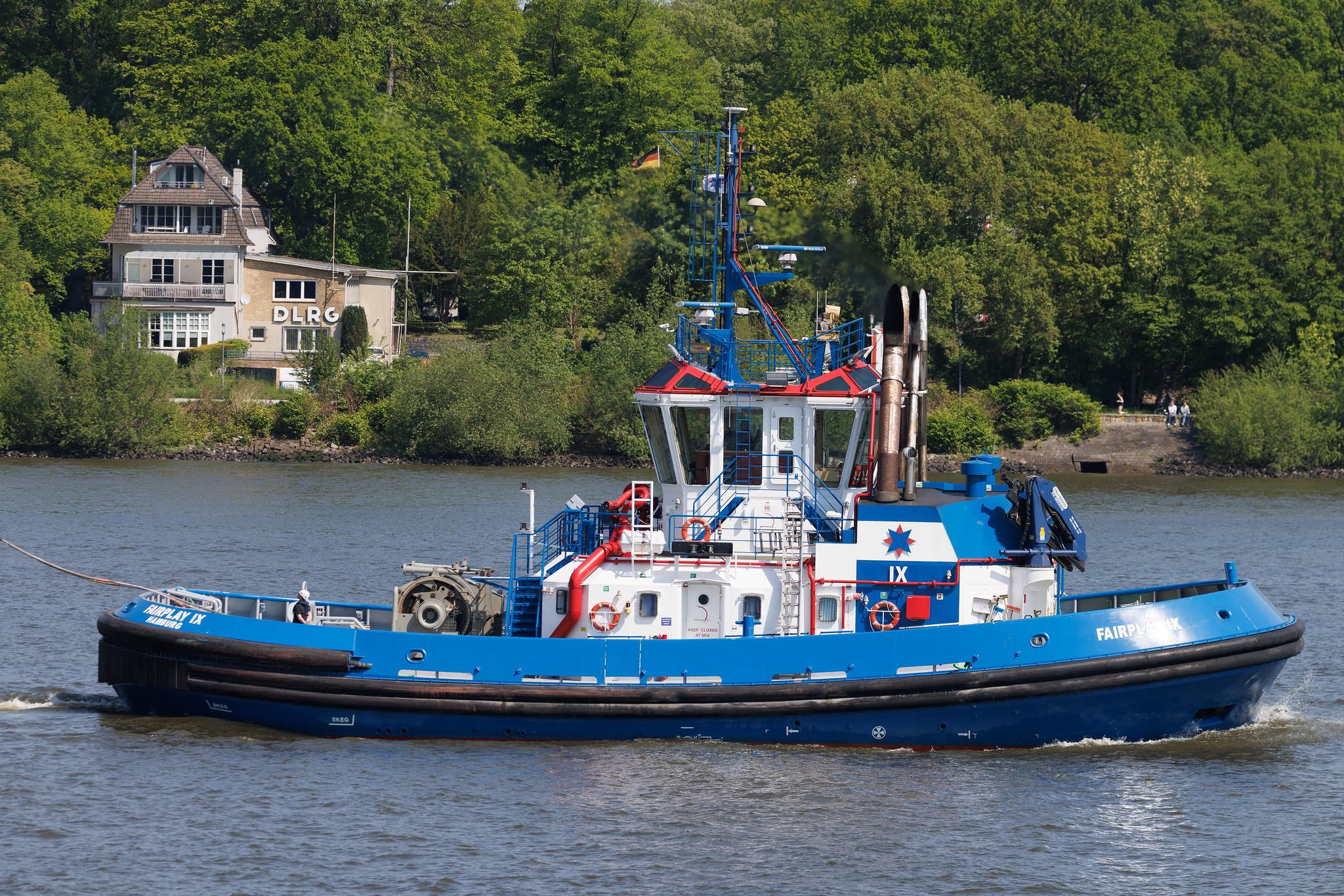 Hamburg Finkenwerder: Schlepper Fairplay IX