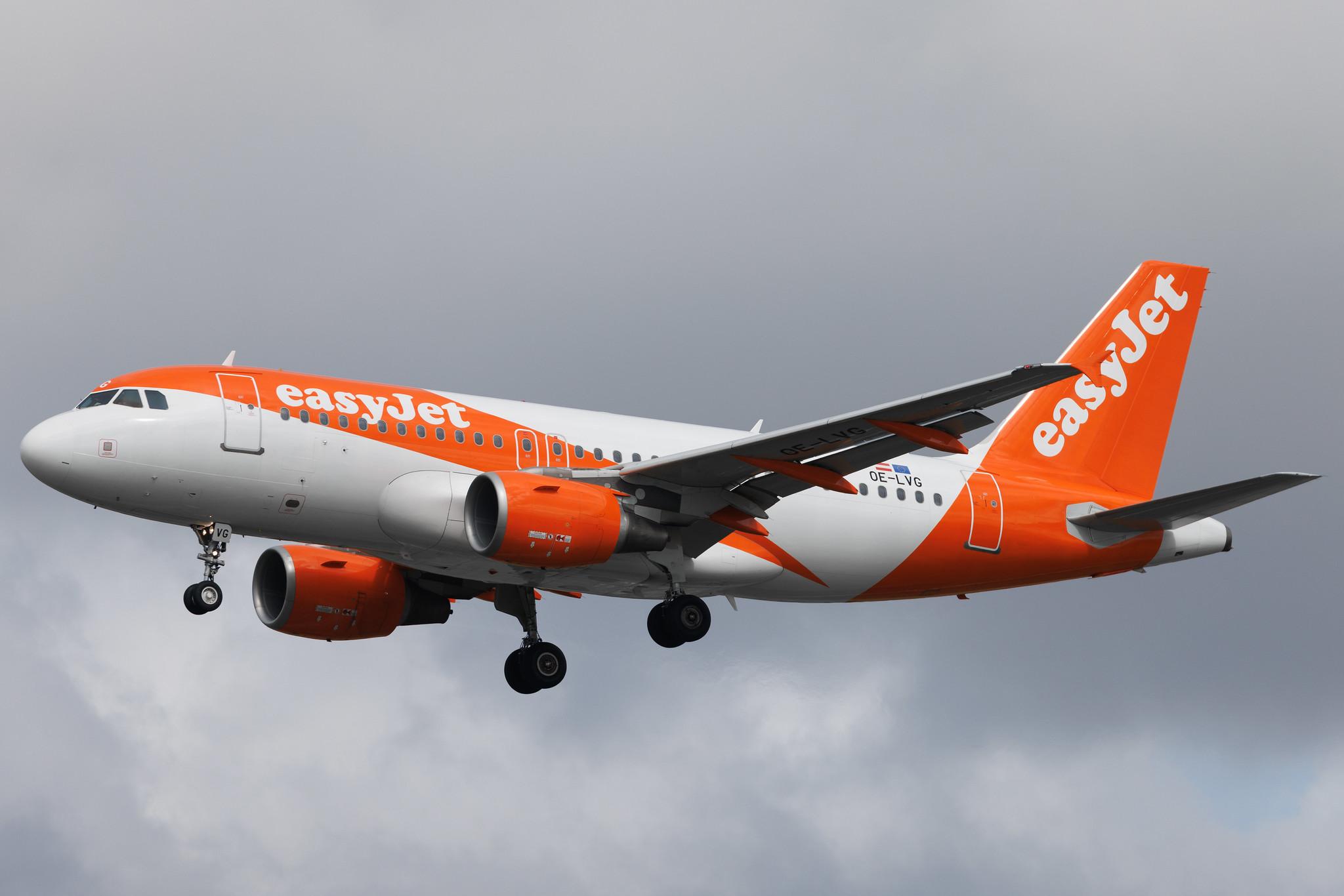 Amsterdam Schiphol: easyJet (U2 / EZY) | Operator: easyJet Europe | Airbus A319-111 A319 | OE-LVG | MSN 02744