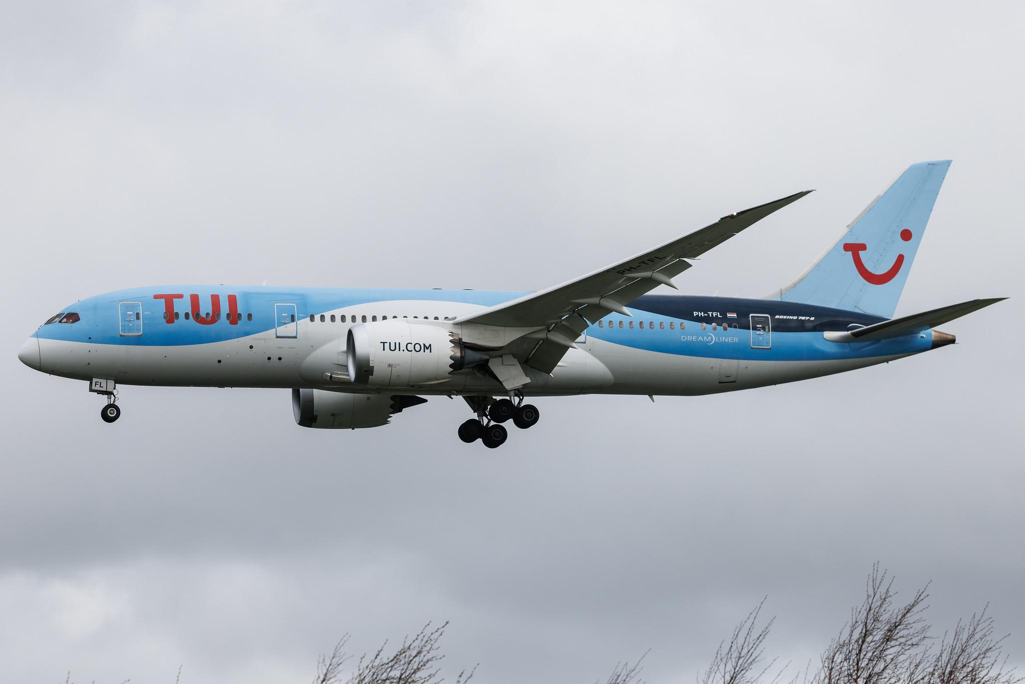 Amsterdam Schiphol: TUI (X3 / TUI) | Operator: TUI fly Netherlands | Boeing 787-8 Dreamliner B788 | PH-TFL | MSN 37228