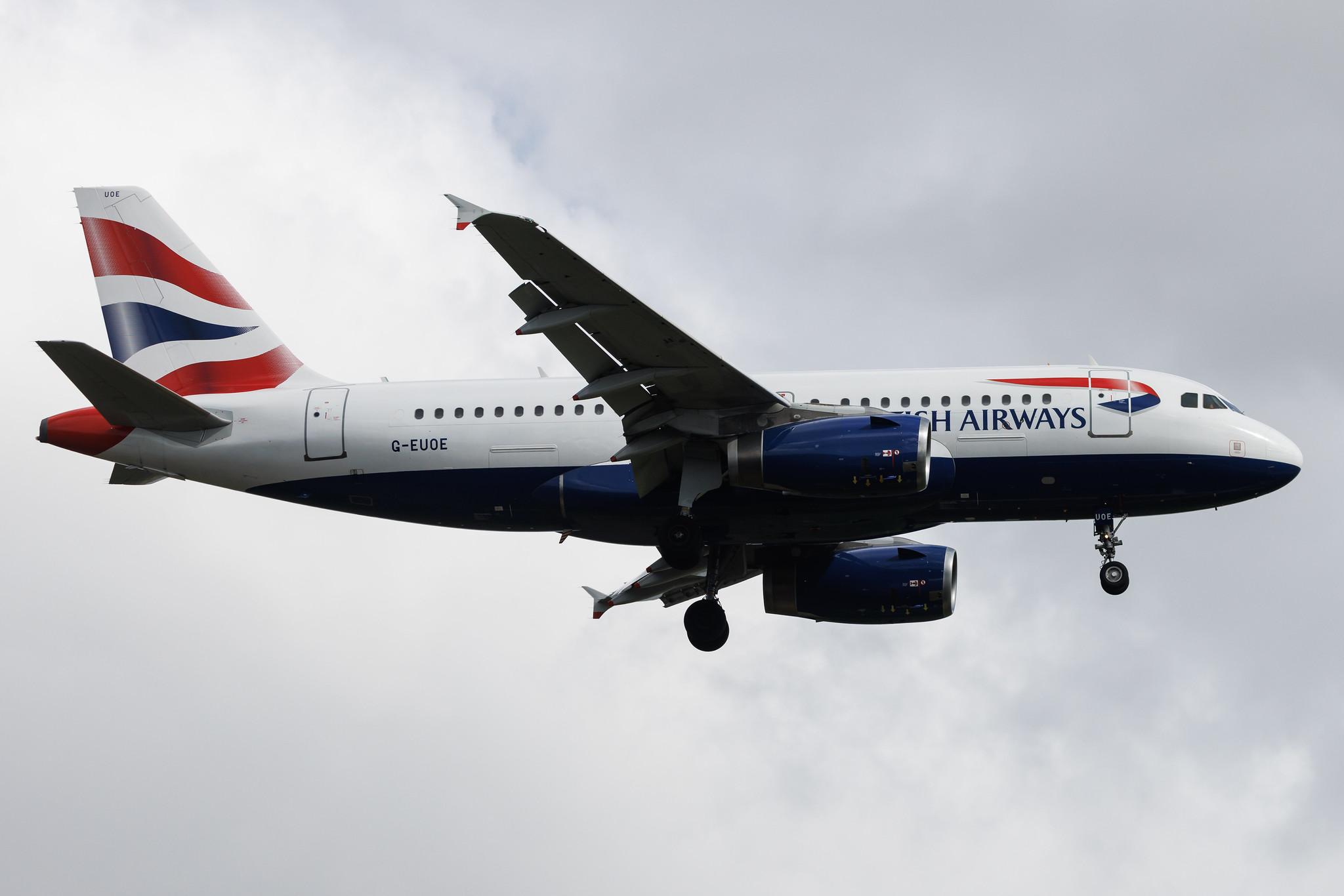 Amsterdam Schiphol: British Airways (BA / BAW) | Airbus A319-131 A319 | G-EUOE | MSN 1574