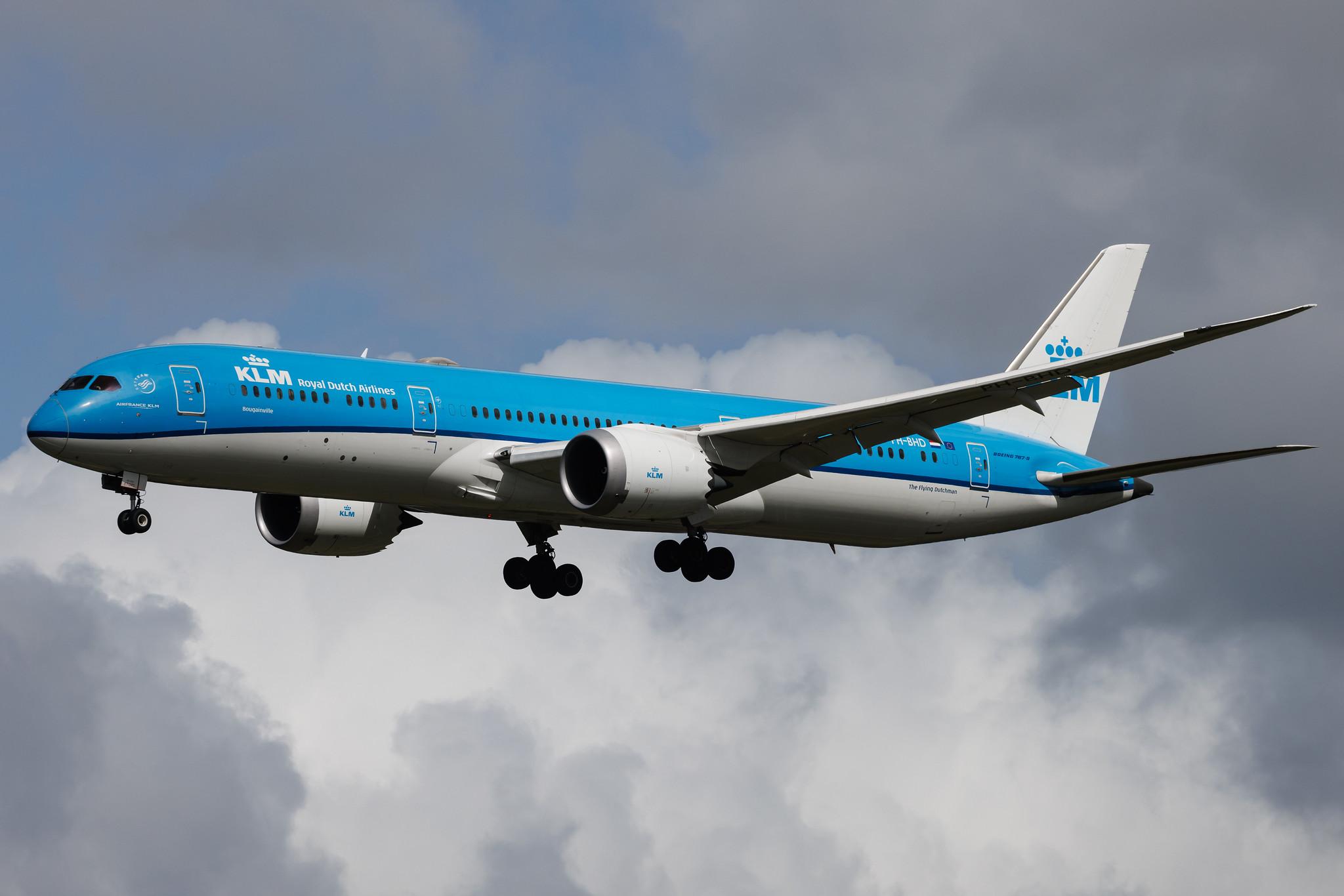 Amsterdam Schiphol: KLM (KL / KLM) | Boeing 787-9 Dreamliner B789 | PH-BHD | MSN 38763