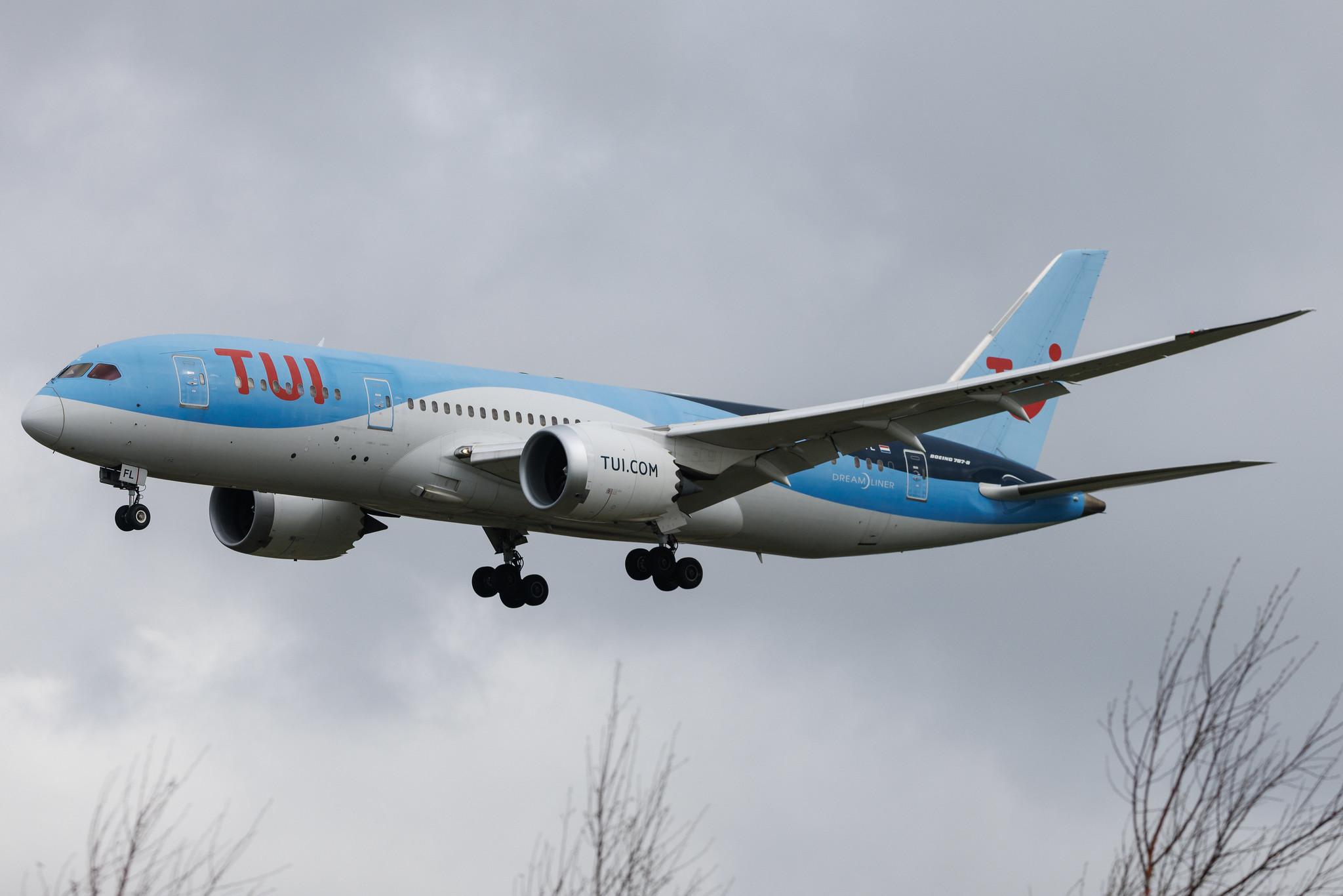 Amsterdam Schiphol: TUI (X3 / TUI) | Operator: TUI fly Netherlands | Boeing 787-8 Dreamliner B788 | PH-TFL | MSN 37228