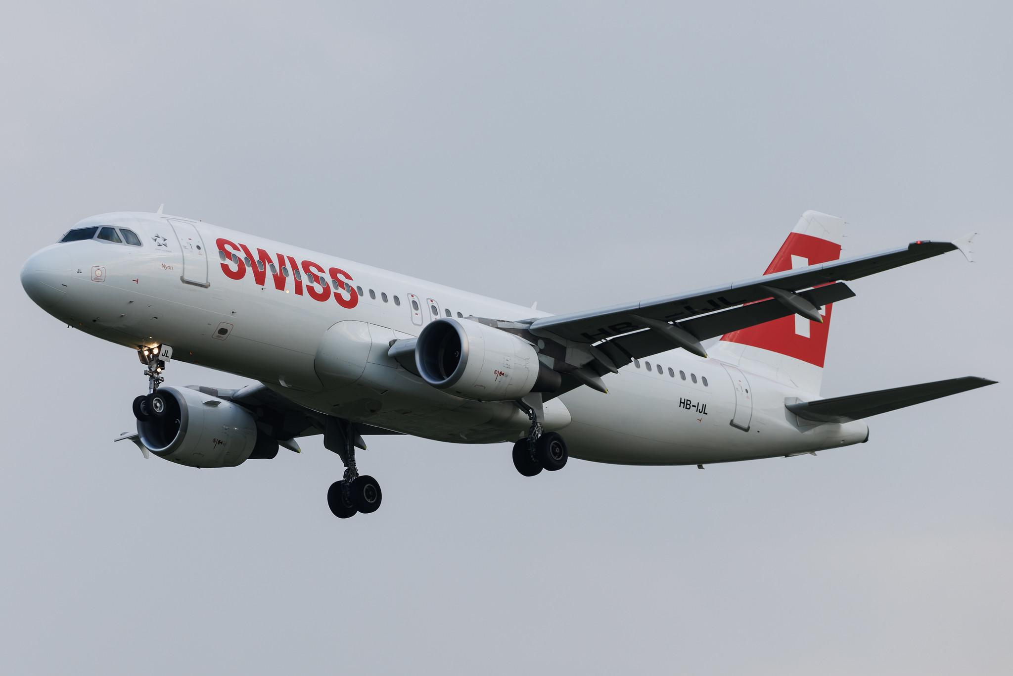 Hamburg Airport: Swiss (LX / SWR) | Airbus A320-214 A320 | HB-IJL | MSN 0603
