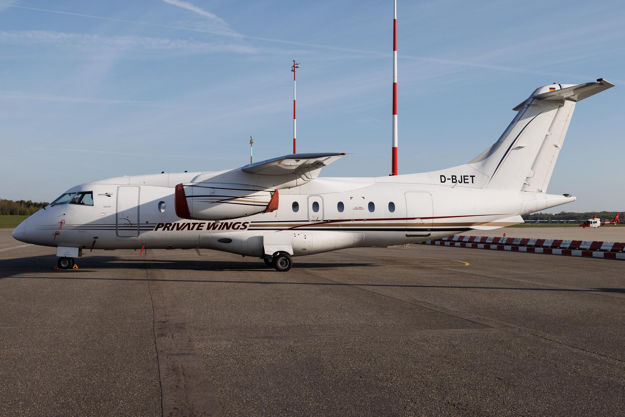 Hamburg Airport: Private Wings (8W / PWF) | Dornier 328-310 Jet J328 | D-BJET | MSN 3207