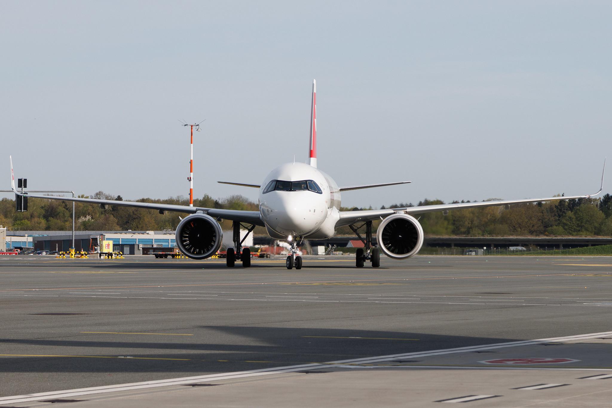 Hamburg Airport: Swiss (LX / SWR) | Airbus A320-271N A20N | HB-JDA | MSN 9246