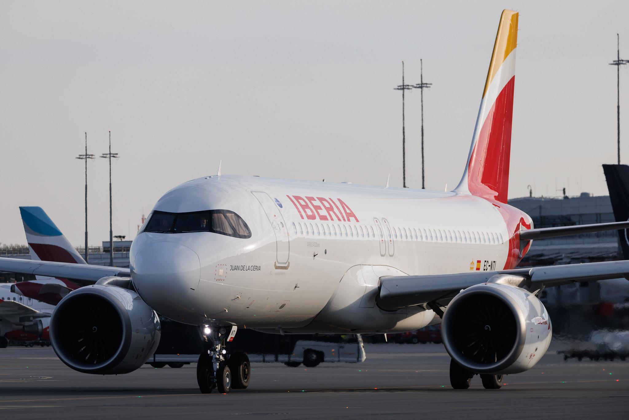 Hamburg Airport: Iberia (IB / IBE) | Airbus A320-251N A20N | EC-NTI | MSN 10706