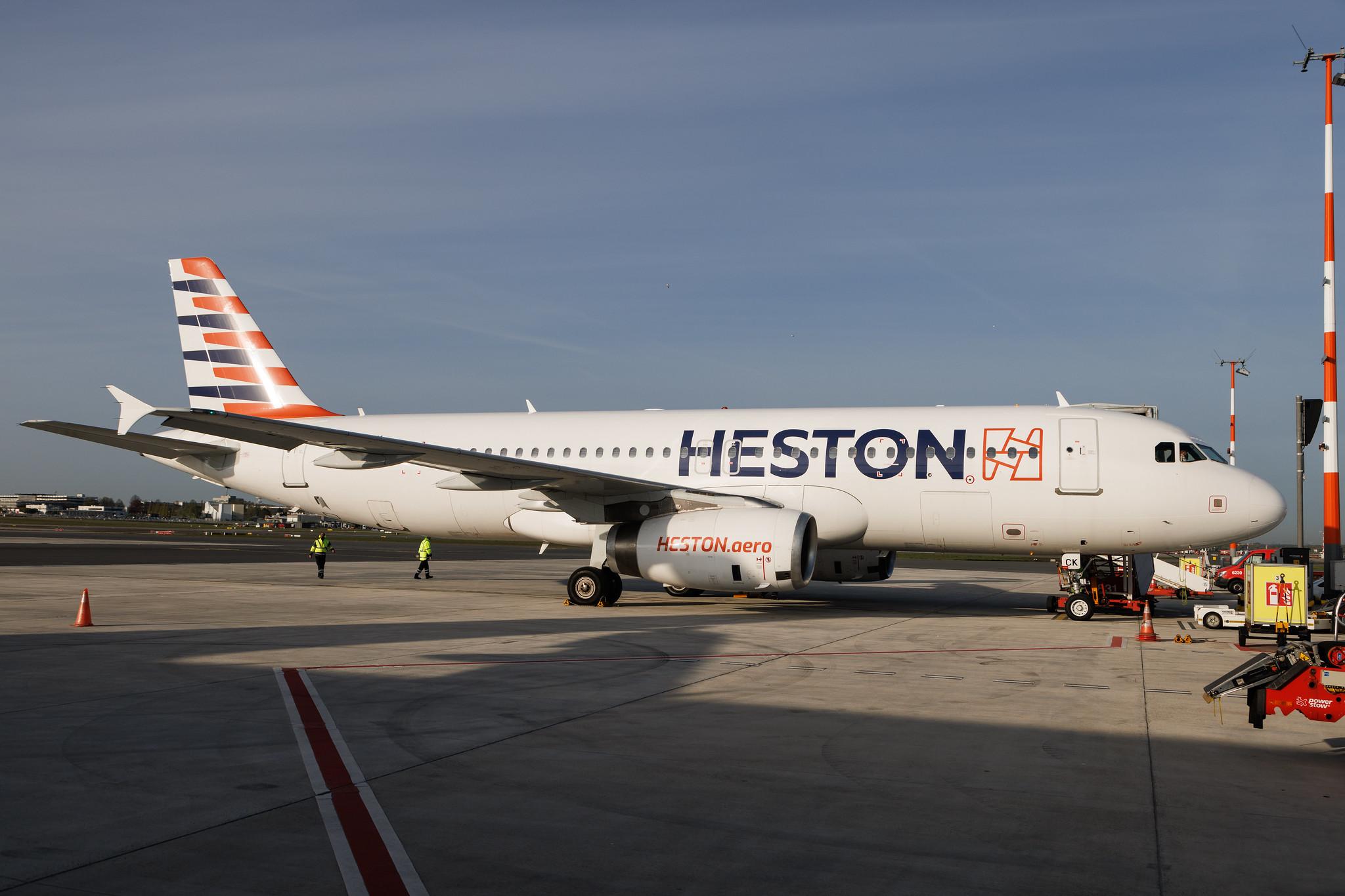 Hamburg Airport: Heston Airlines (HN / HST) | Airbus A320-232 A320 | LY-CCK | MSN 2210