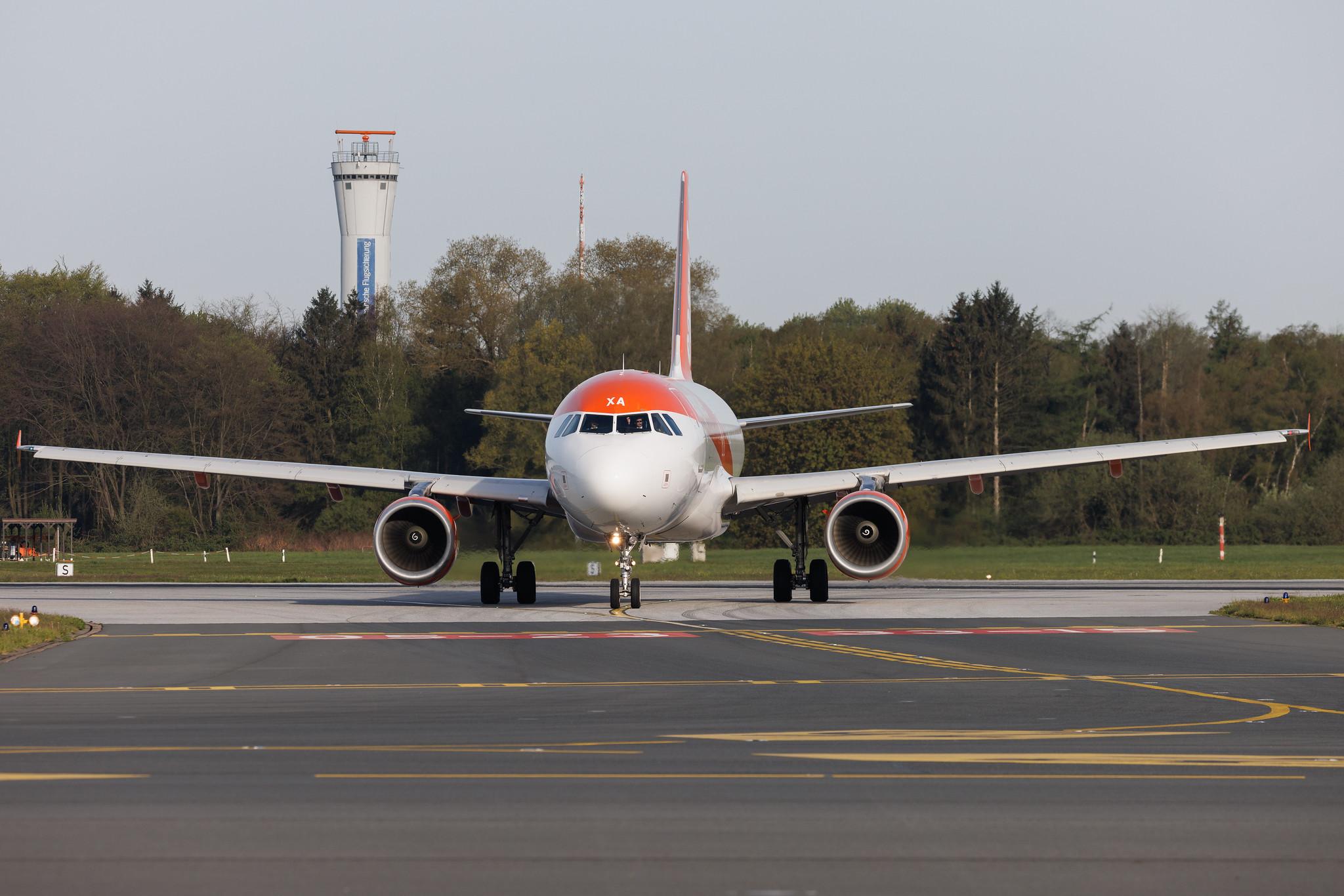 Hamburg Airport: easyJet (U2 / EZY) | Operator: easyJet Switzerland | Airbus A320-214 A320 | HB-JXA | MSN 5138