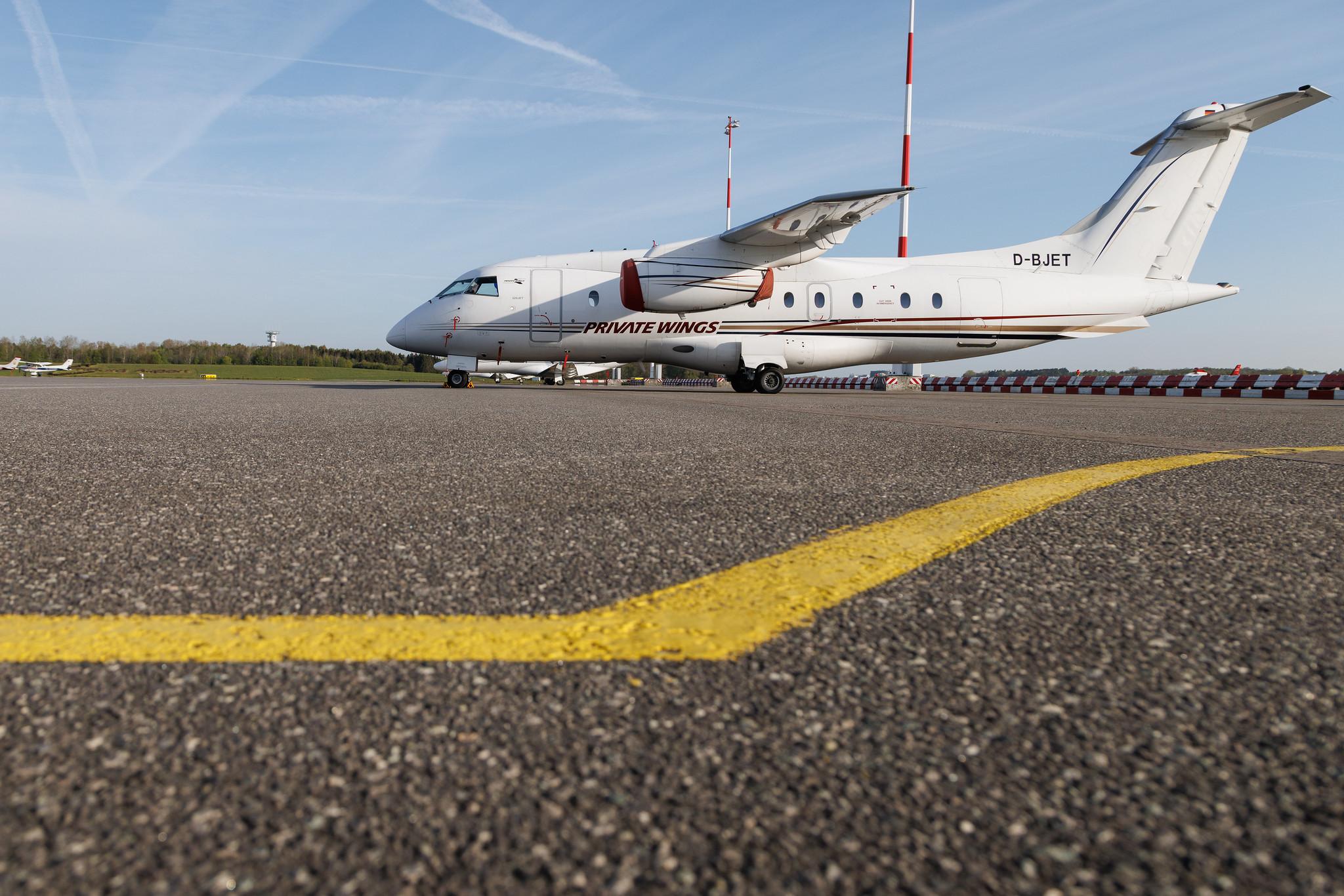 Hamburg Airport: Private Wings (8W / PWF) | Dornier 328-310 Jet J328 | D-BJET | MSN 3207