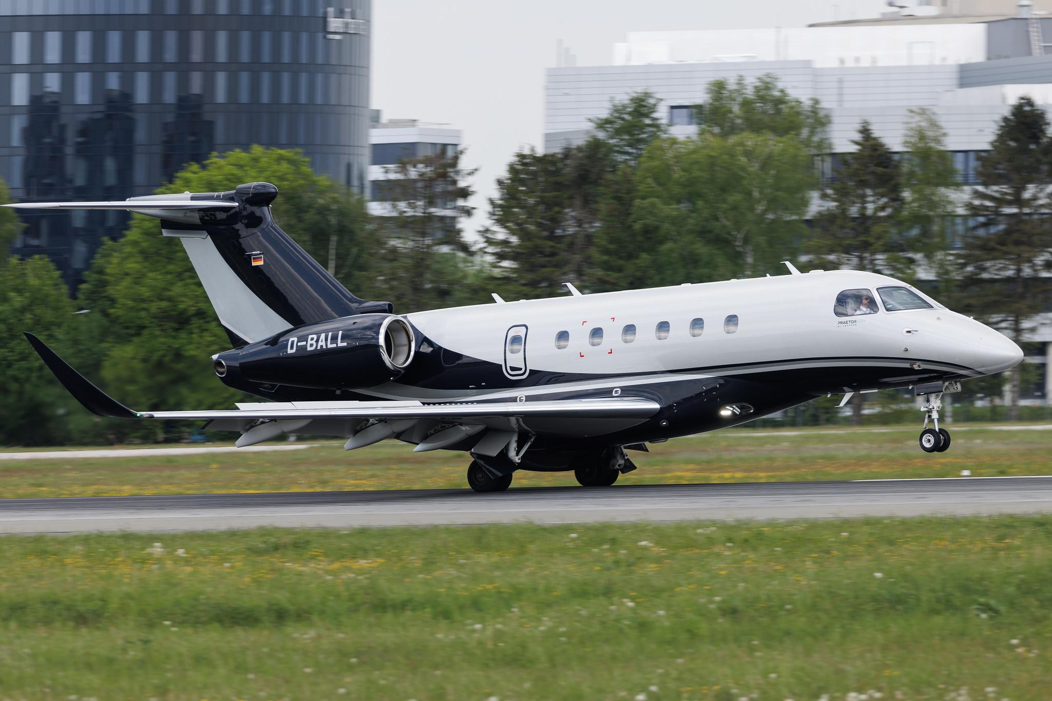 Hamburg Airport: Air Hamburg (/ AHO) | Embraer Praetor 600 E550 | D-BALL | MSN 55020133