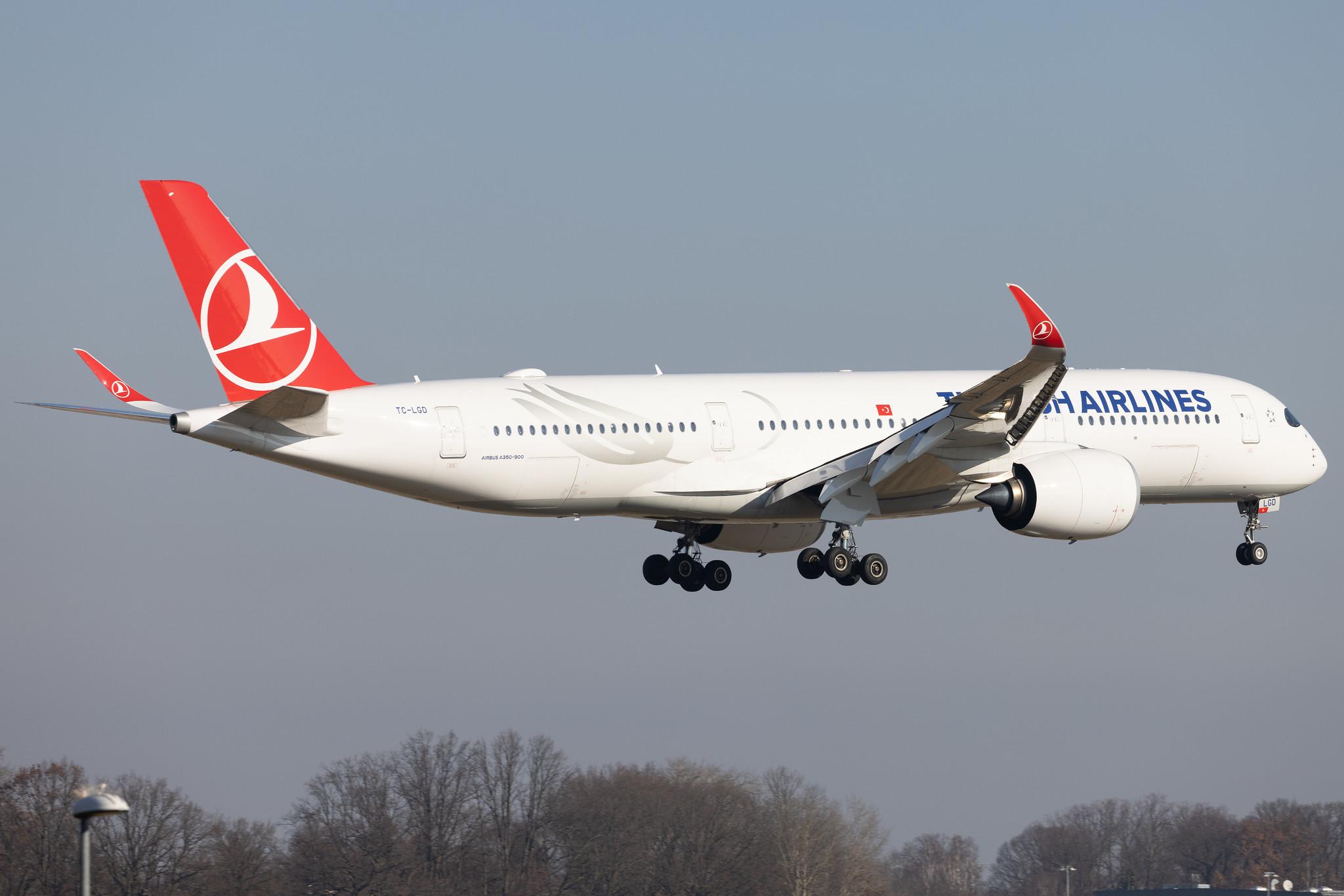 Flughafen Berlin Brandenburg: Turkish Airlines (TK / THY) |  Airbus A350-941 A359 | TC-LGD | MSN 442
