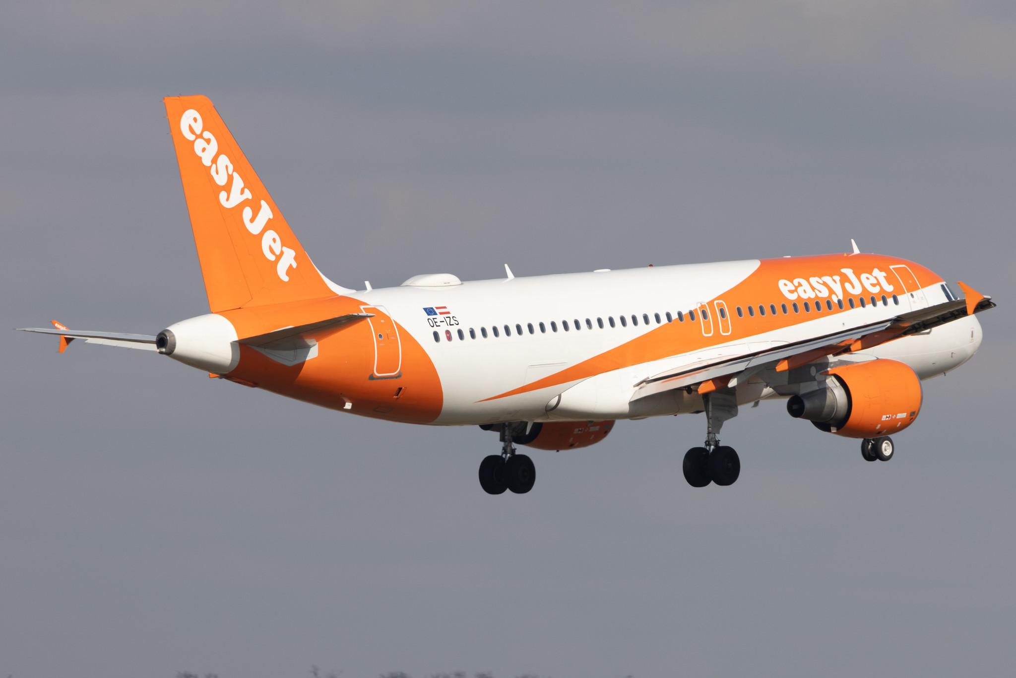 Flughafen Berlin Brandenburg: easyJet (U2 / EZY) | Operator: easyJet Europe | Airbus A320-214 A320 | OE-IZS | MSN 3945