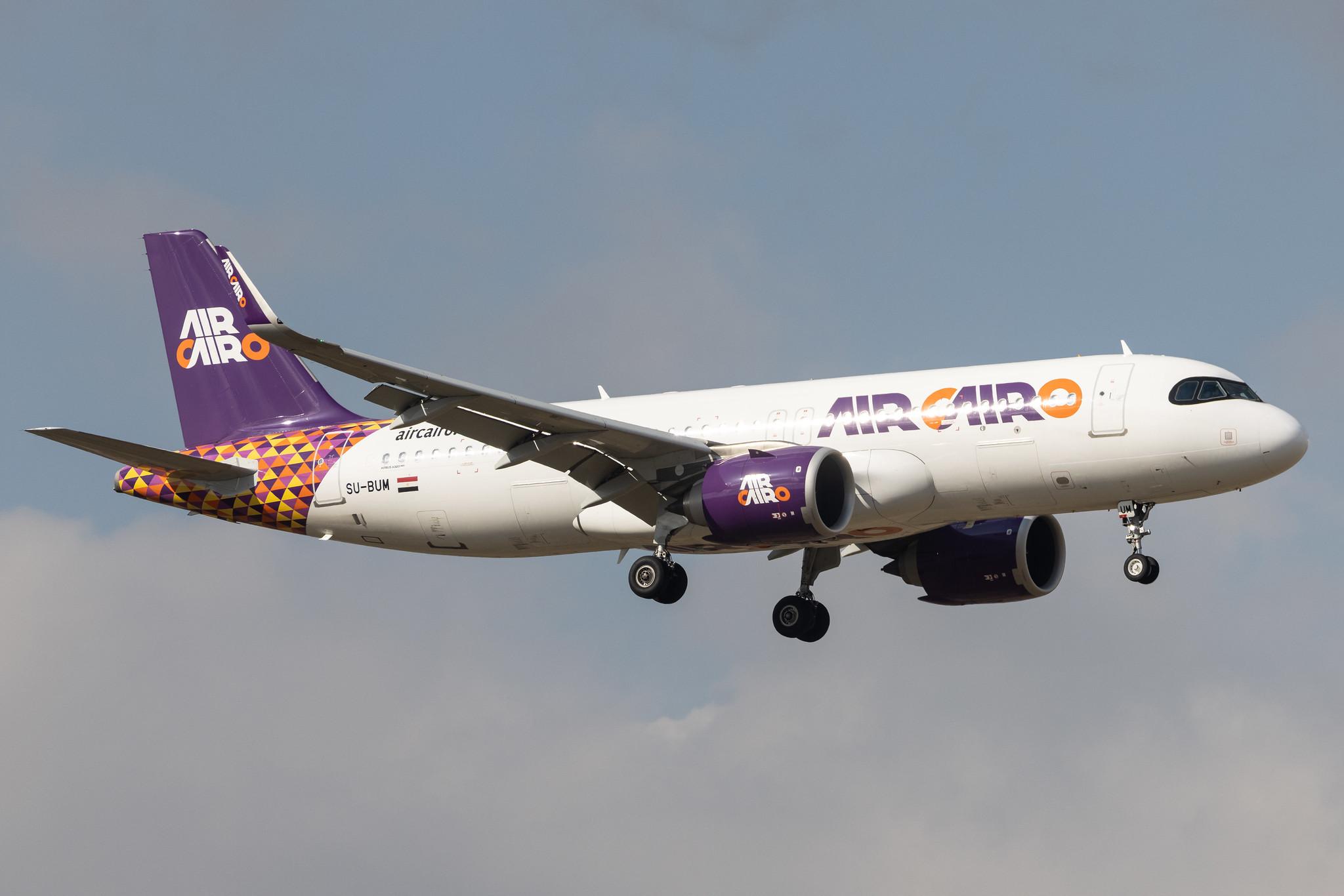 Flughafen Berlin Brandenburg: Air Cairo (SM / MSC) | Airbus A320-251N A20N | SU-BUM | MSN 09056