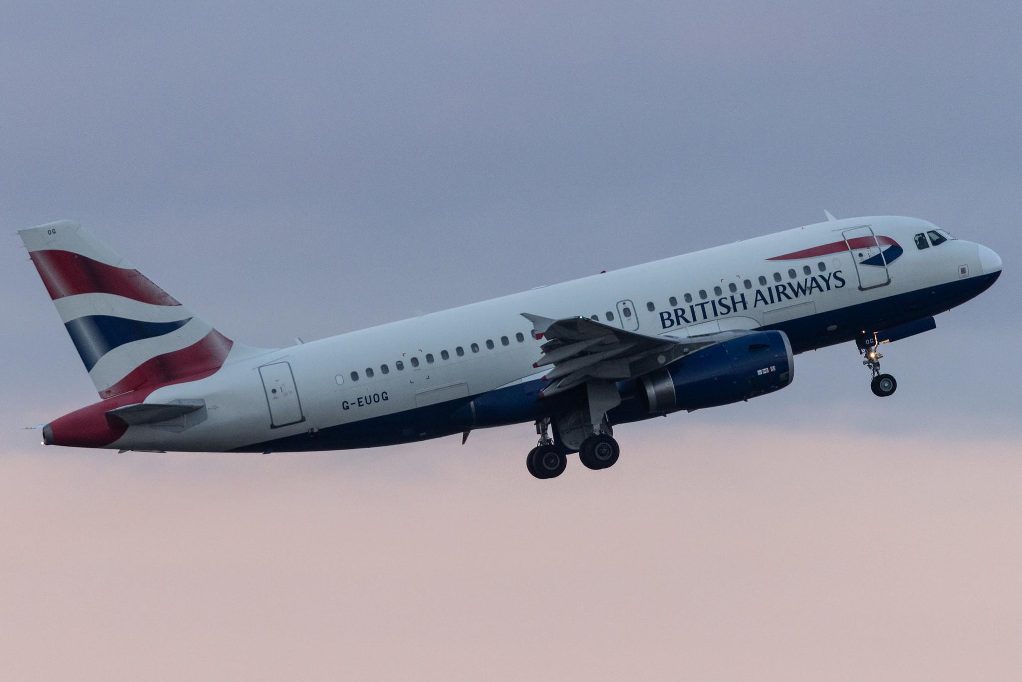 Flughafen Berlin Brandenburg: British Airways (BA / BAW) | Airbus A319-131 A319 | G-EUOG | MSN 1594