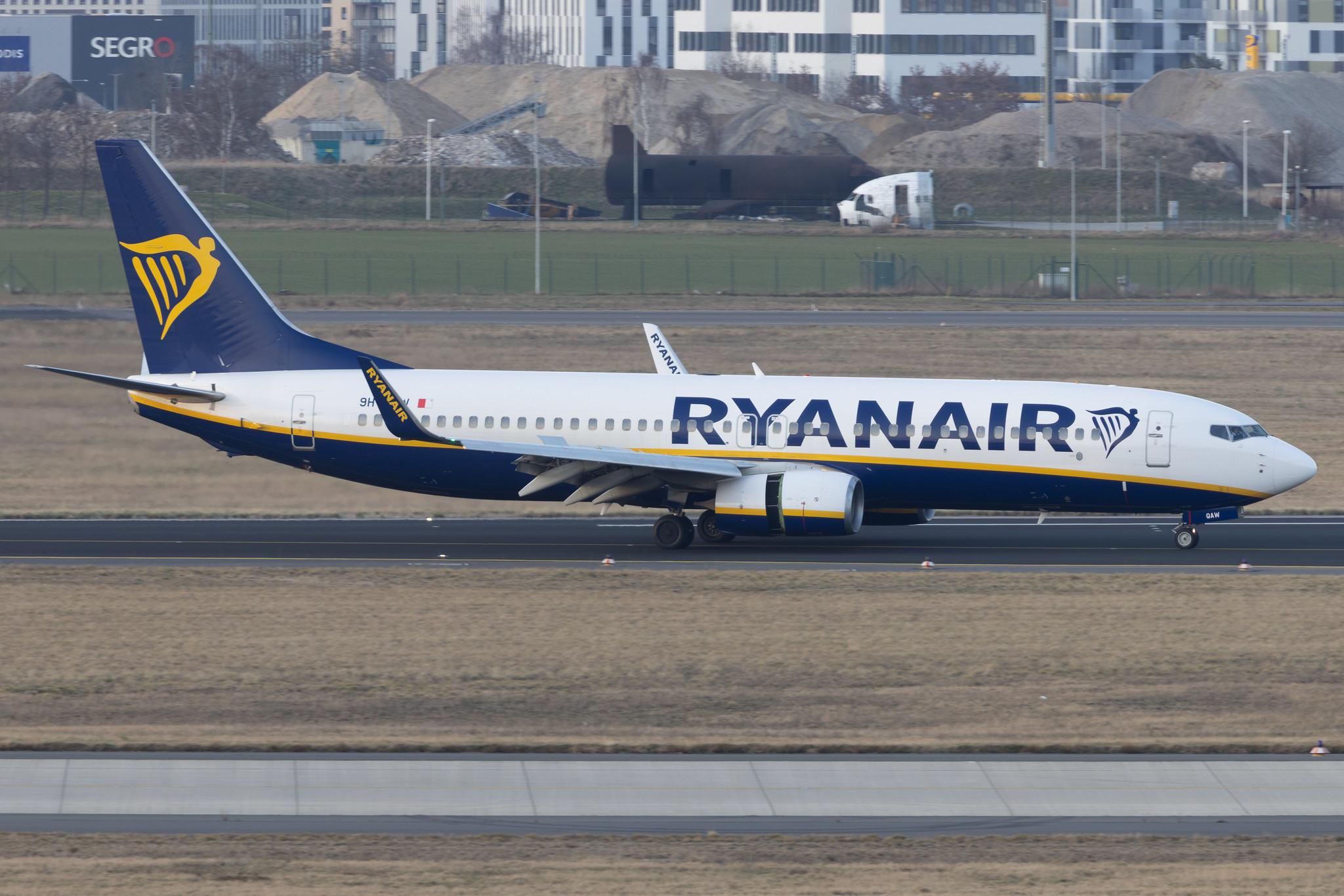 Flughafen Berlin Brandenburg: Ryanair (FR / RYR) | Operator: Malta Air | Boeing 737-8AS B738 | 9H-QAW | MSN 44698