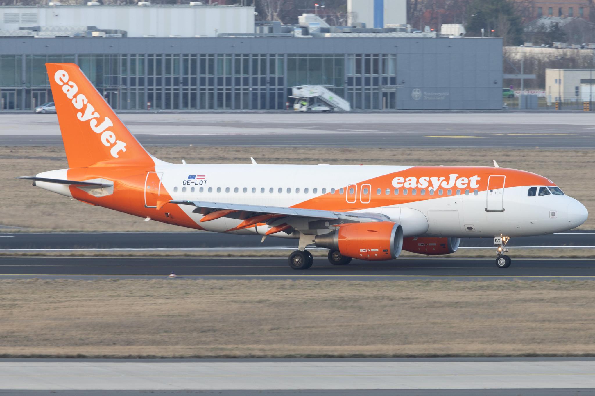 Flughafen Berlin Brandenburg: easyJet (U2 / EZY) | Operator: easyJet Europe | Airbus A319-111 A319 | OE-LQT | MSN 3053