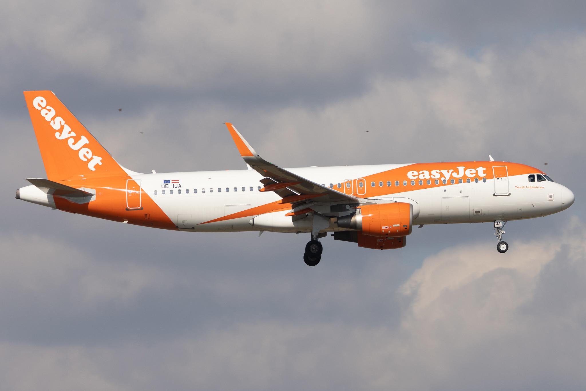 Flughafen Berlin Brandenburg: easyJet (U2 / EZY) | Operator: easyJet Europe | Airbus A320-214 A320 | OE-IJA | MSN 7660