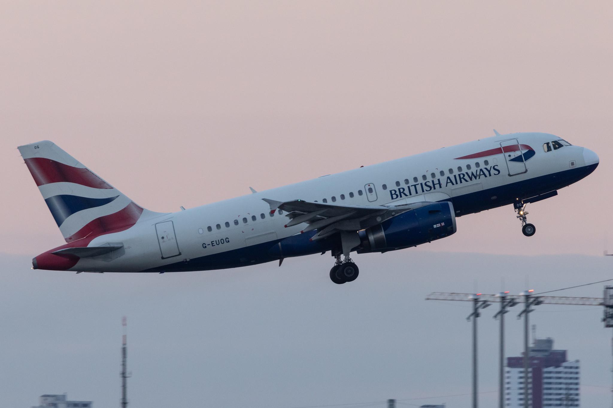 Flughafen Berlin Brandenburg: British Airways (BA / BAW) | Airbus A319-131 A319 | G-EUOG | MSN 1594