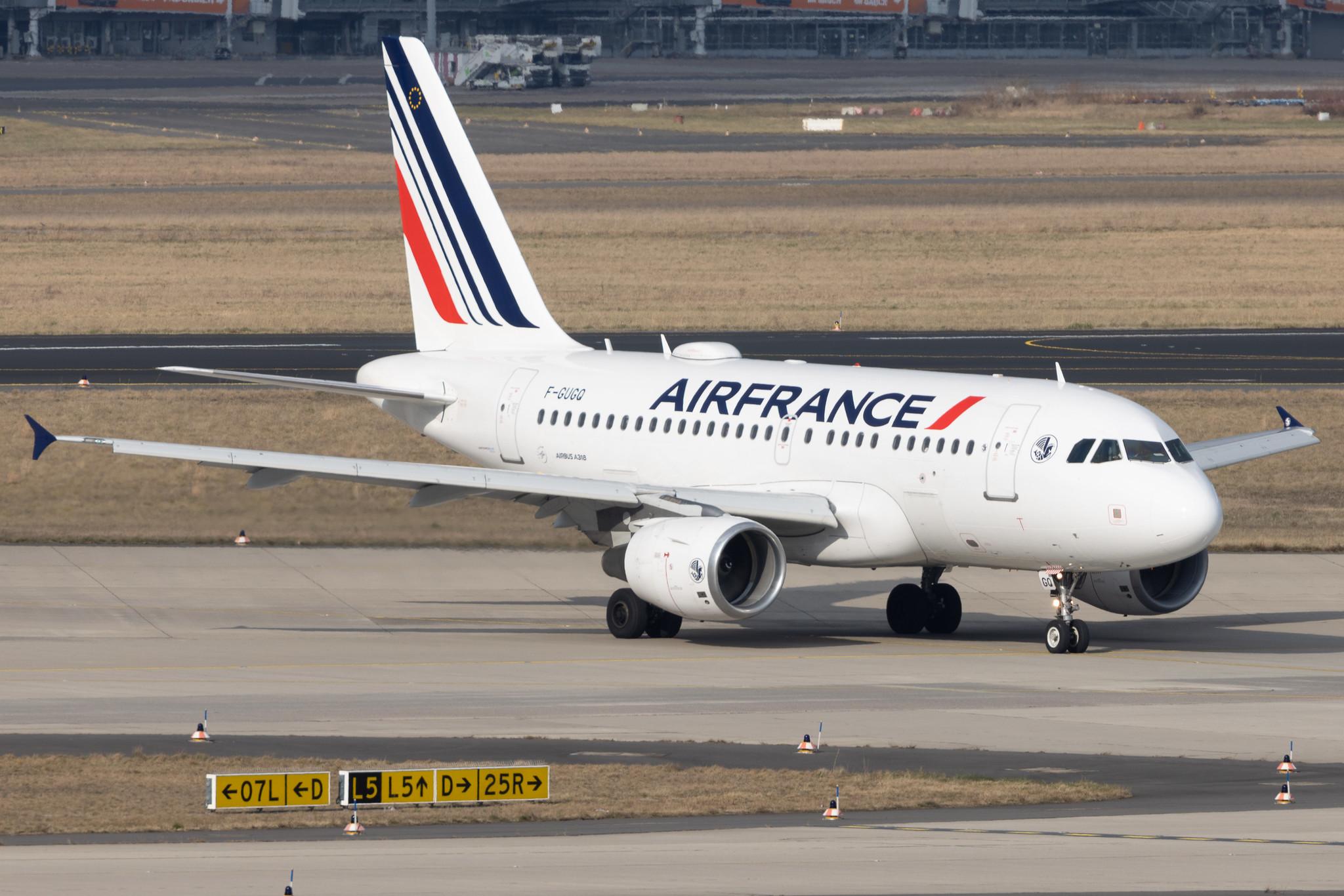 Flughafen Berlin Brandenburg: Air France (AF / AFR) | Airbus A318-111 A318 | F-GUGQ | MSN 2972