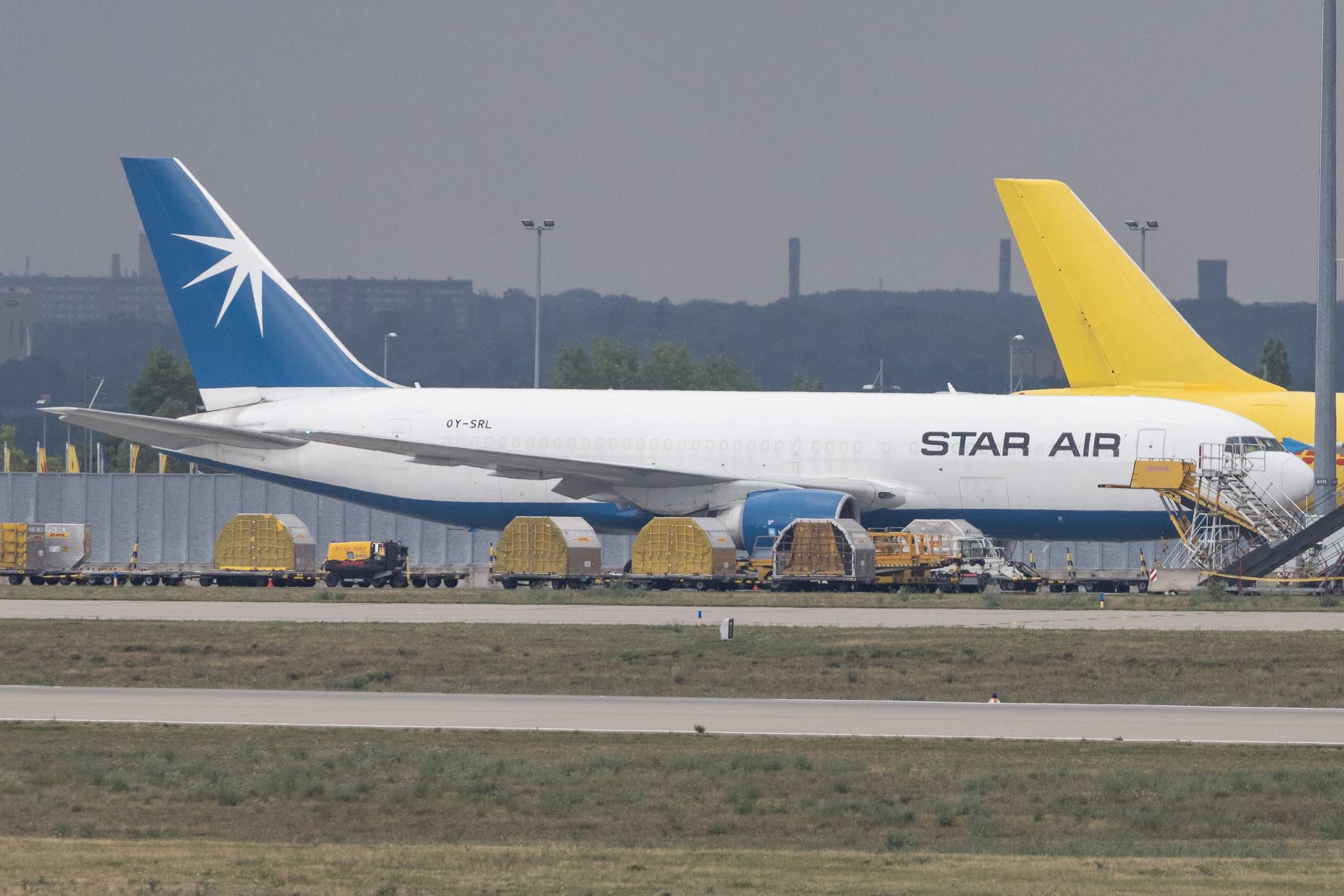 Leipzig Halle Airport: Maersk Air Cargo (DJ / SRR) | Boeing 767-232(BDSF) B762 | OY-SRL | MSN 22219