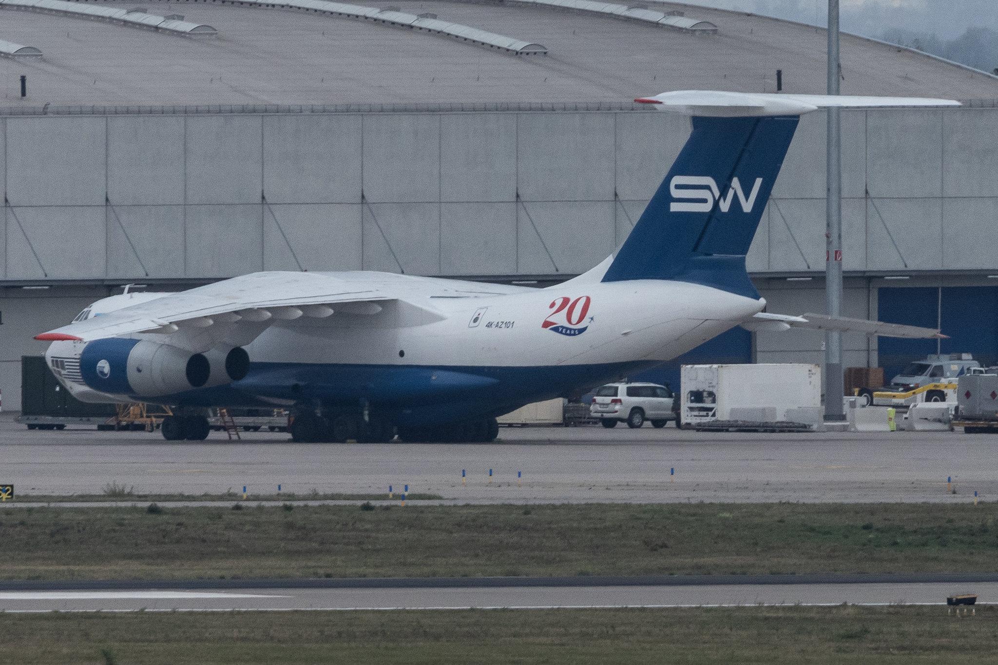 Leipzig Halle Airport: Silk Way Airlines (ZP / AZQ) | Ilyushin IL-76TD-90VD IL76 | 4K-AZ101 | MSN 2073421716