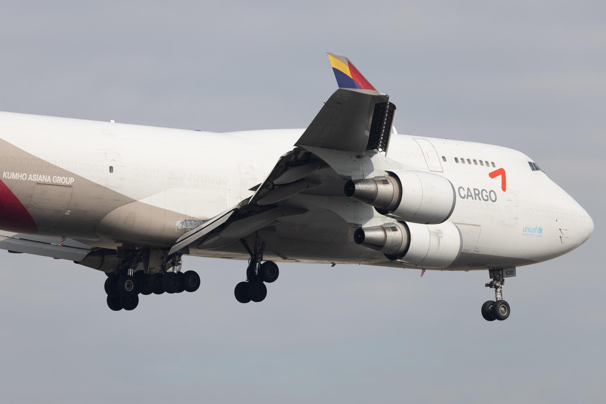 Frankfurt Airport: Asiana Cargo (OZ / AAR) | Operator: Asiana Airlines | Boeing 747-419(BDSF) B744 | HL7620 | MSN 29375