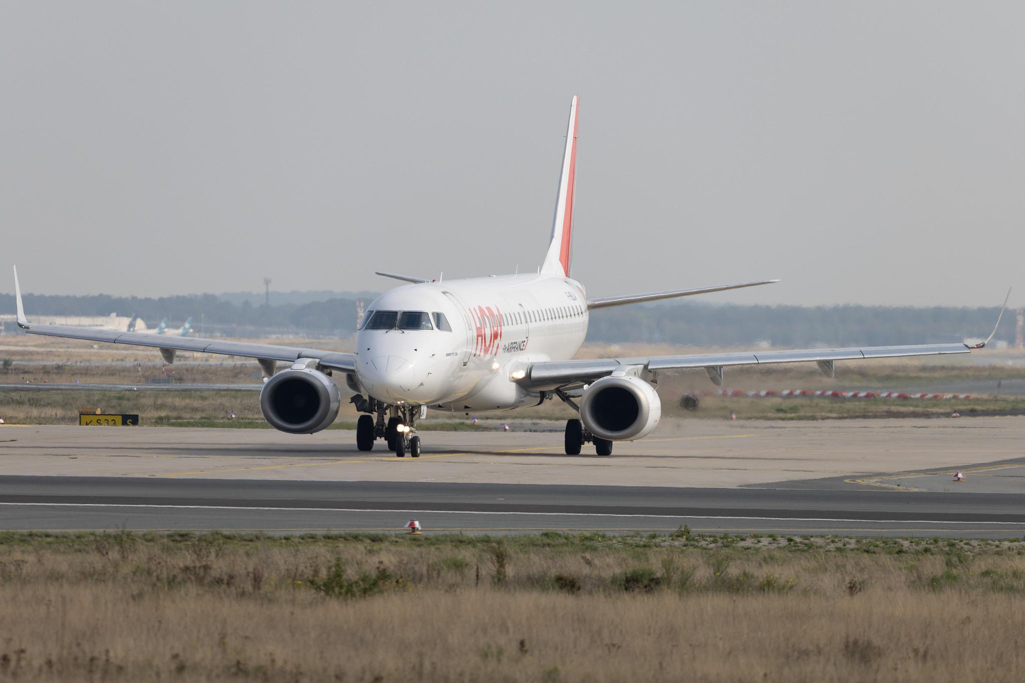Frankfurt Airport: Air France (AF / AFR) | Operator: Air France Hop | E190 | F-HBLA | MSN 19000051