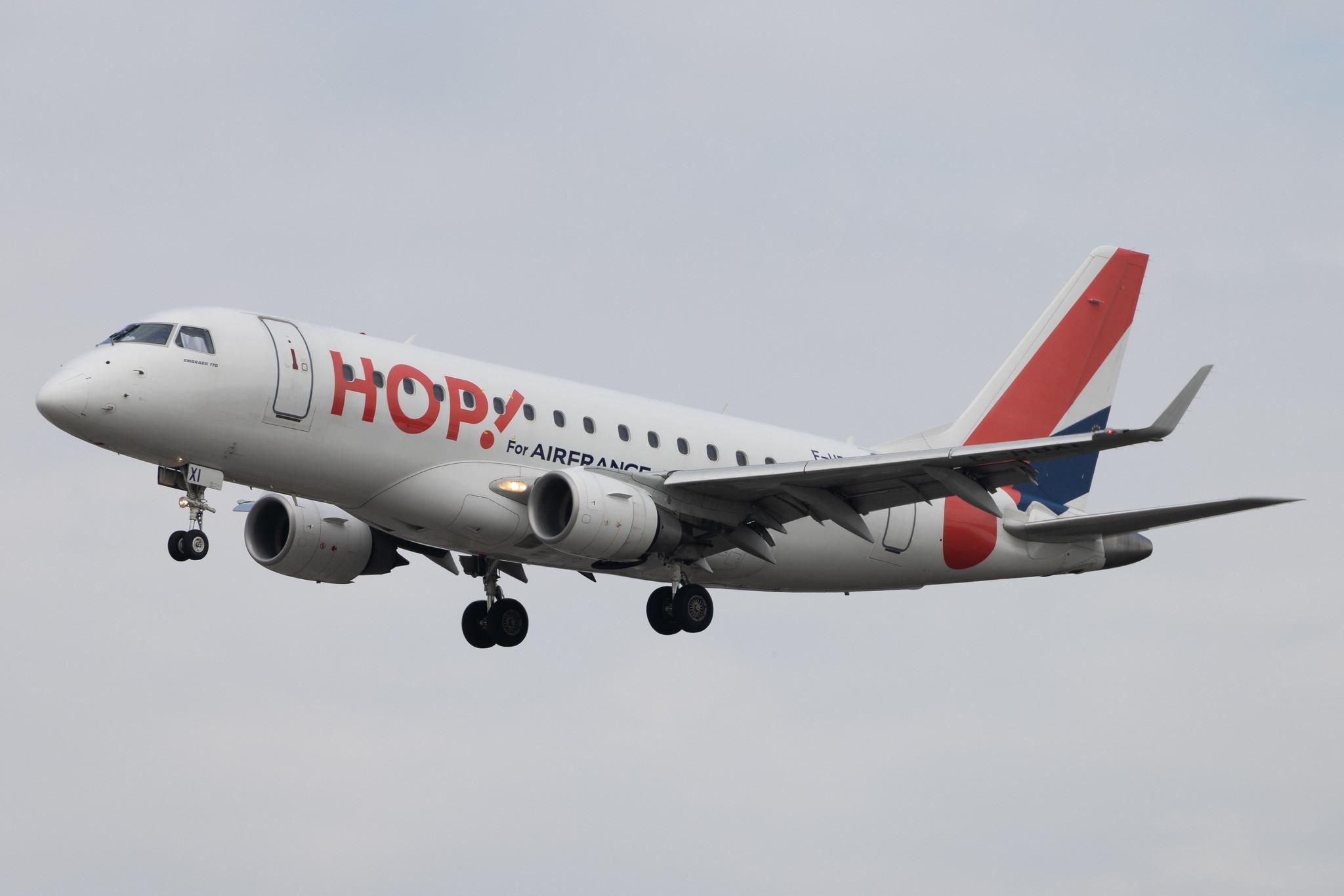Frankfurt Airport: Air France (AF / AFR) | Operator: Air France Hop | Embraer E170STD E170 | F-HBXI | MSN 17000310