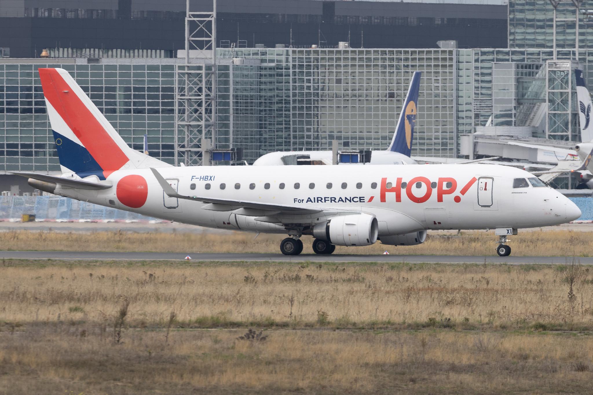 Frankfurt Airport: Air France (AF / AFR) | Operator: Air France Hop | Embraer E170STD E170 | F-HBXI | MSN 17000310