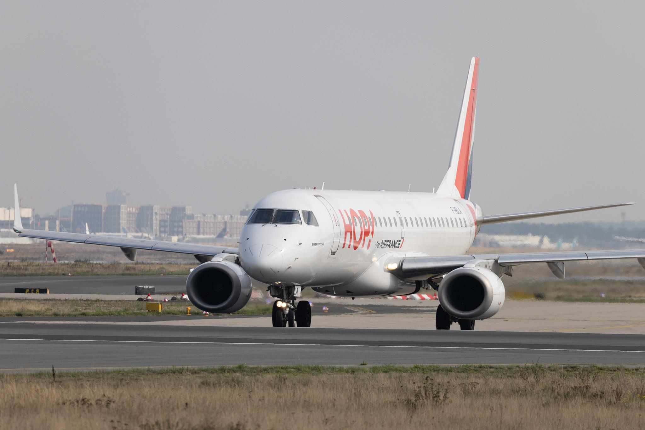Frankfurt Airport: Air France (AF / AFR) | Operator: Air France Hop | E190 | F-HBLA | MSN 19000051