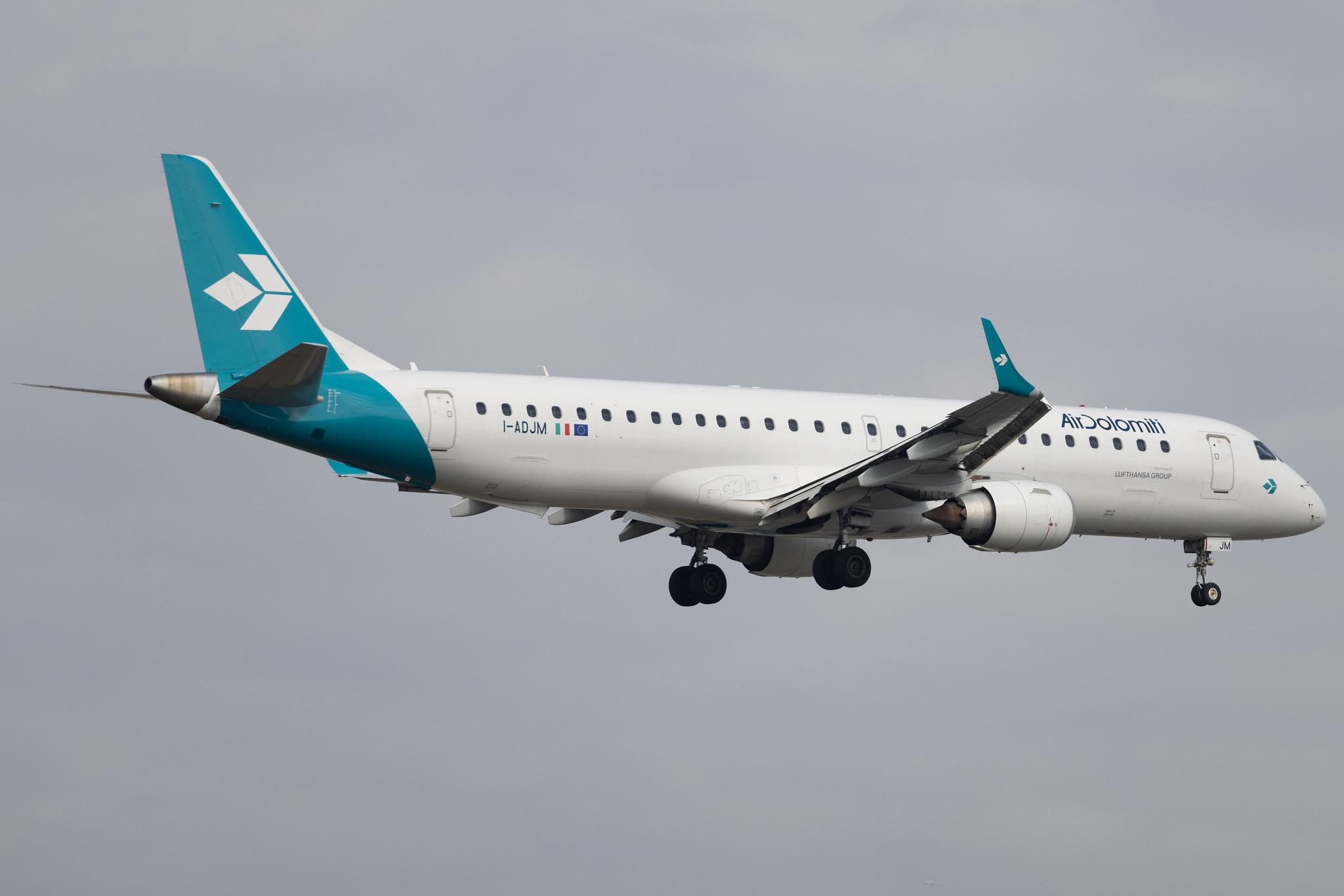 Frankfurt Airport: Air Dolomiti (EN / DLA) | Embraer E195LR E195 | I-ADJM | MSN 19000258