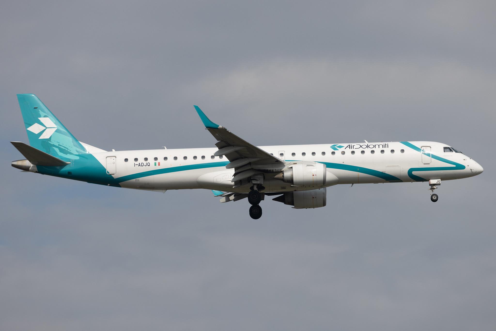 Frankfurt Airport: Air Dolomiti (EN / DLA) | Embraer E195LR E195 | I-ADJQ | MSN 19000587