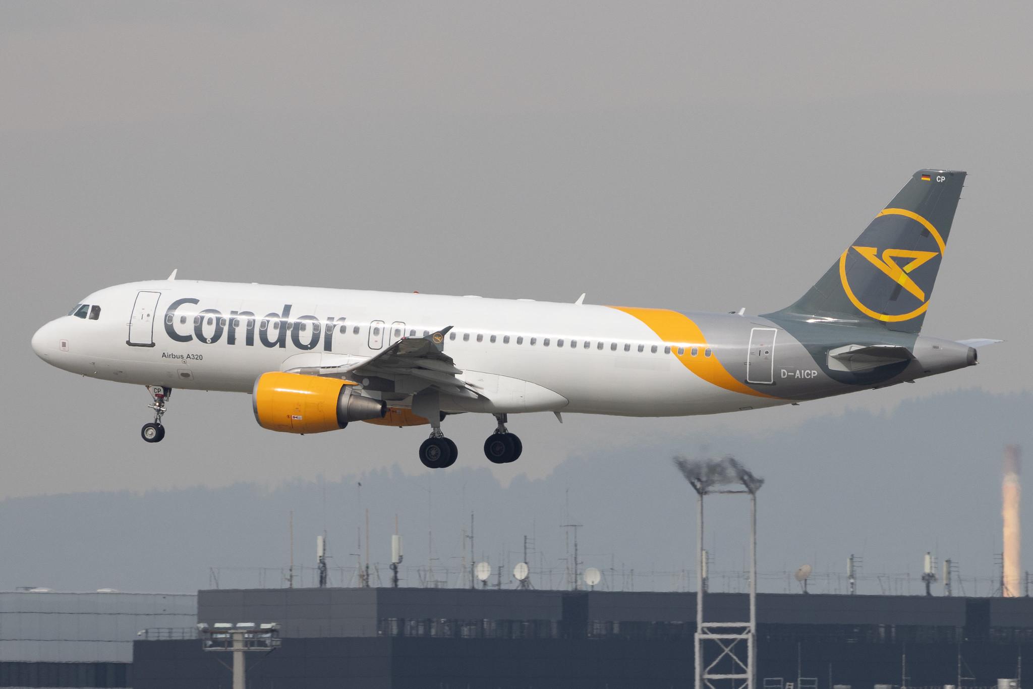 Frankfurt Airport: Condor (DE / CFG) | Airbus A320-214 A320 | D-AICP | MSN 2142