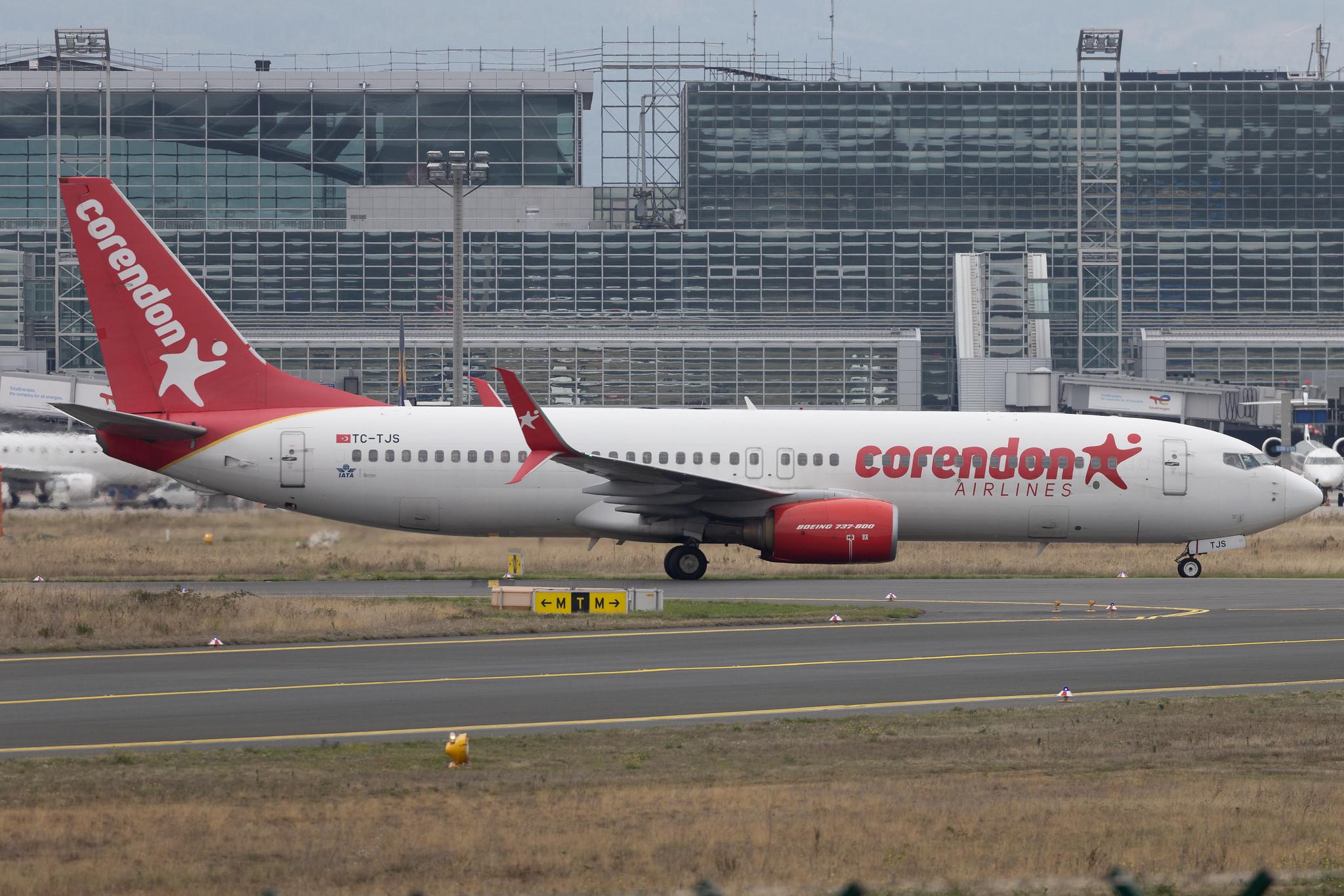 Frankfurt Airport: Corendon Airlines (XC / CAI) | Boeing 737-81B B738 | TC-TJS | MSN 34252