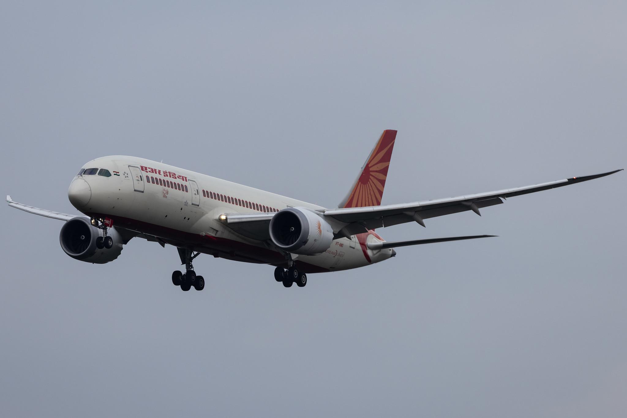 Frankfurt Airport: Air India (AI / AIC) | Boeing 787-8 Dreamliner B788 | VT-ANO | MSN 36286