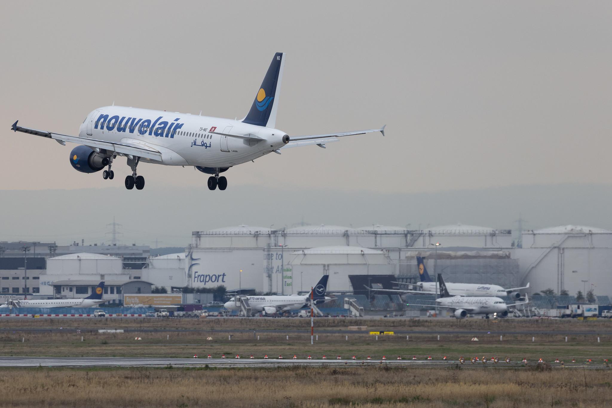 Frankfurt Airport: Nouvelair (BJ / LBT) | Operator: Nouvelair Tunisie | Airbus A320-214 A320 | TS-INO | MSN 3480