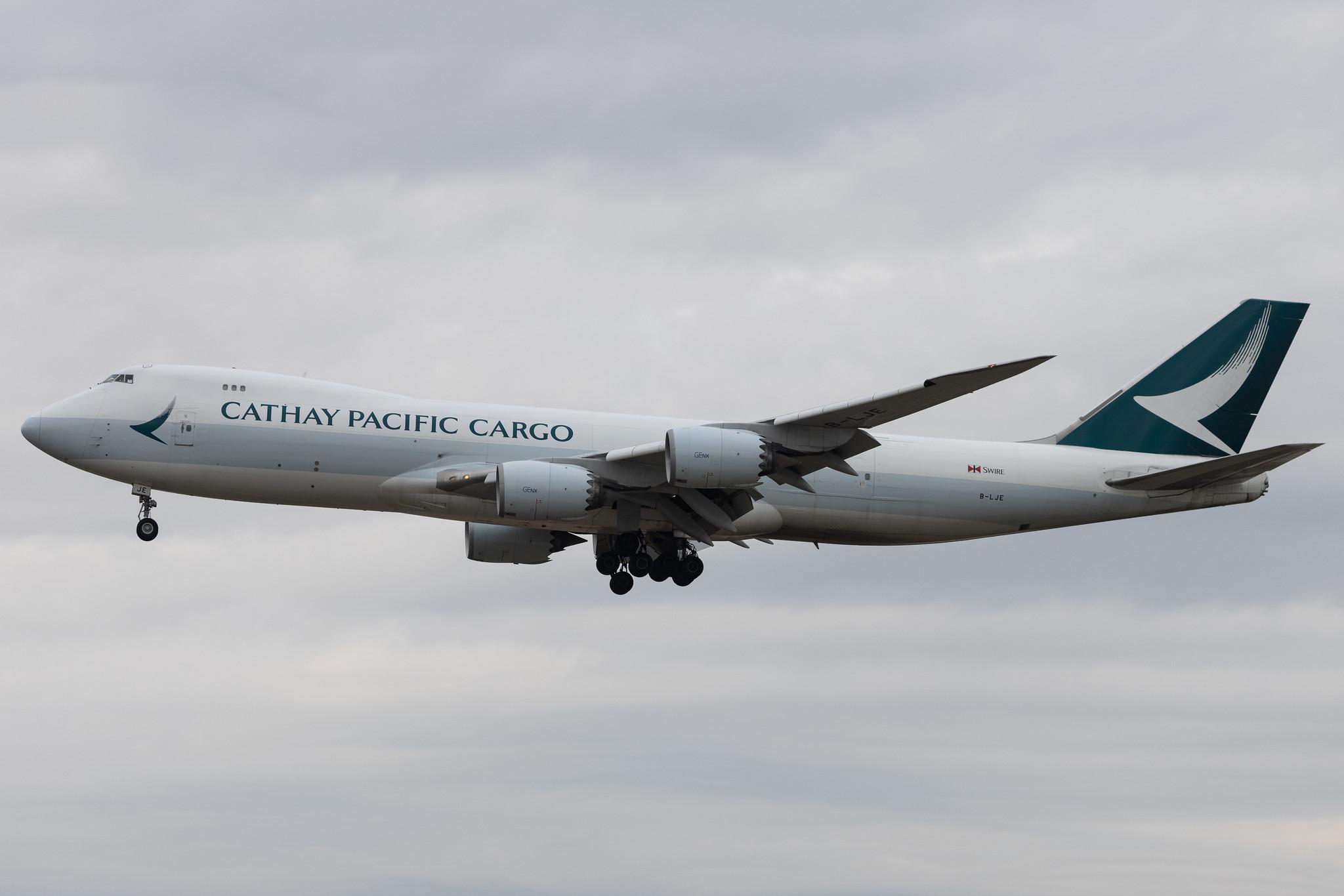 Frankfurt Airport: Cathay Pacific Cargo (CX / CPA) | Operator: Cathay Pacific | Boeing 747-867F B748 | B-LJE | MSN 39242