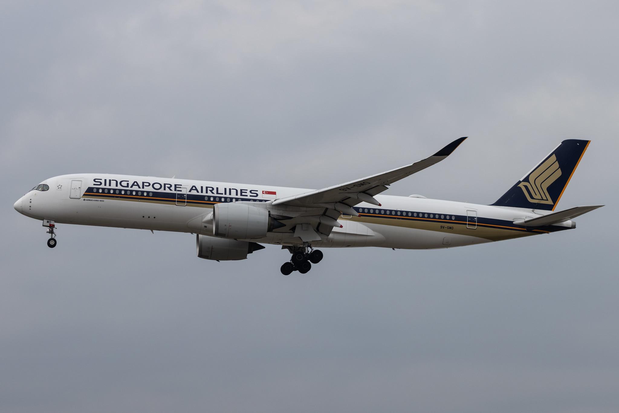 Frankfurt Airport: Singapore Airlines (SQ / SIA) | Airbus A350-941 A359 | 9V-SMO | MSN 116