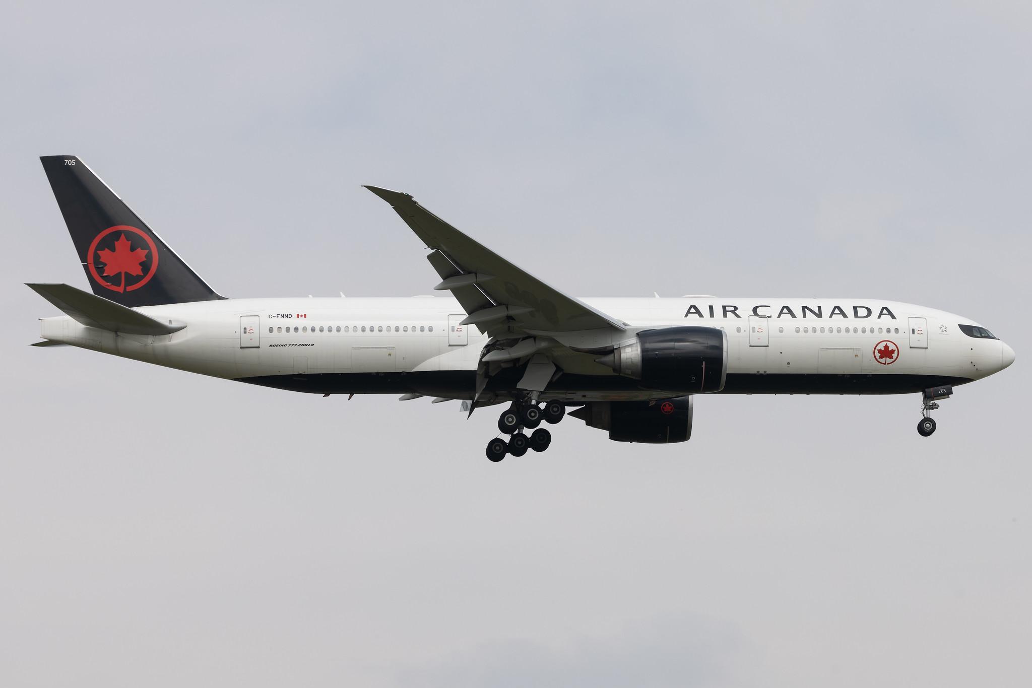Frankfurt Airport: Air Canada (AC / ACA) | Boeing 777-233(LR) B77L | C-FNND | MSN 35246