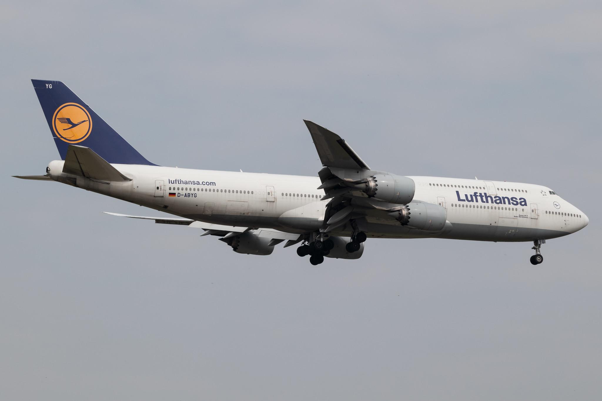 Frankfurt Airport: Lufthansa (LH / DLH) | Boeing 747-830 B748 | D-ABYG | MSN 37831