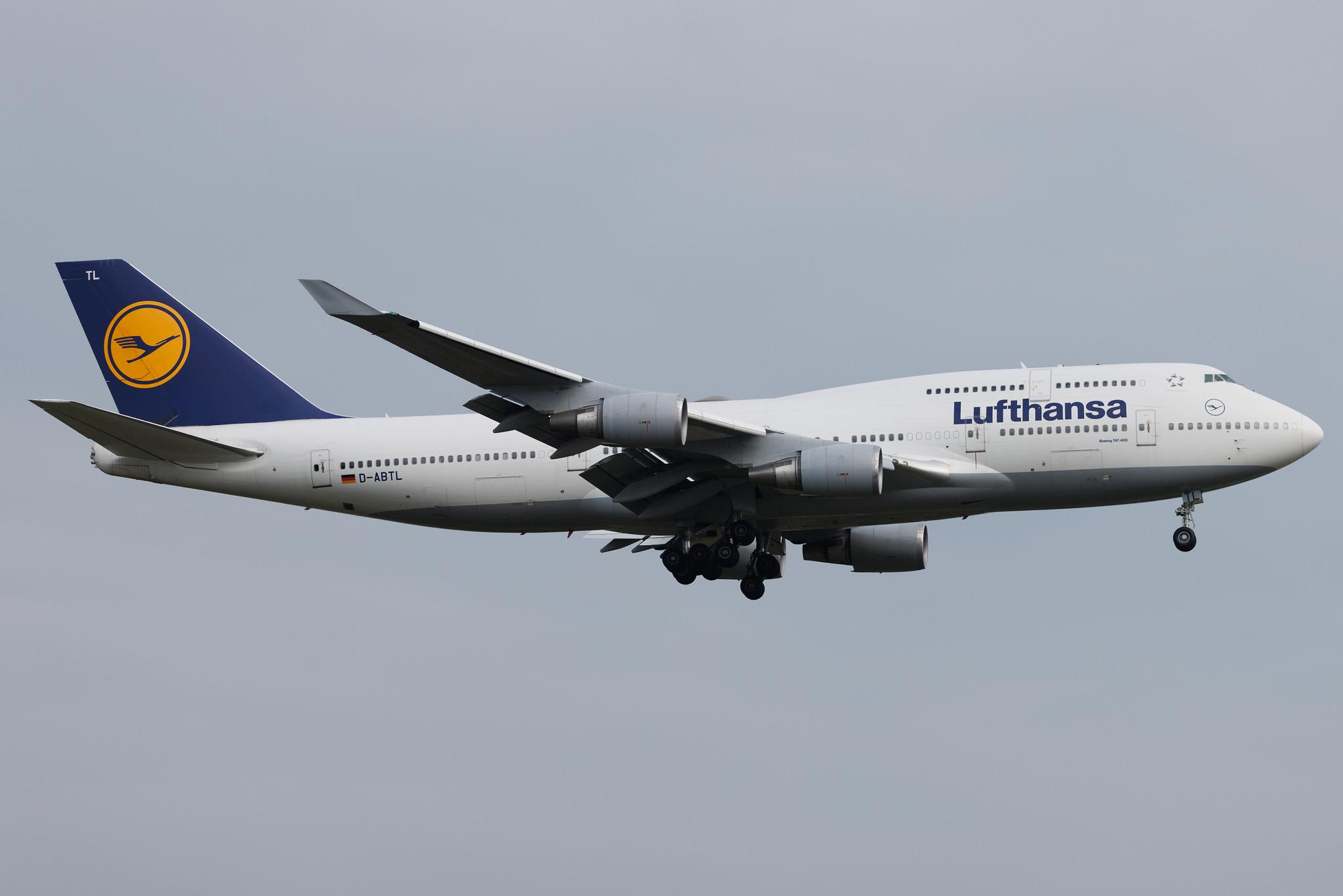 Frankfurt Airport: Lufthansa (LH / DLH) | Boeing 747-430 B744 | D-ABTL | MSN 29872