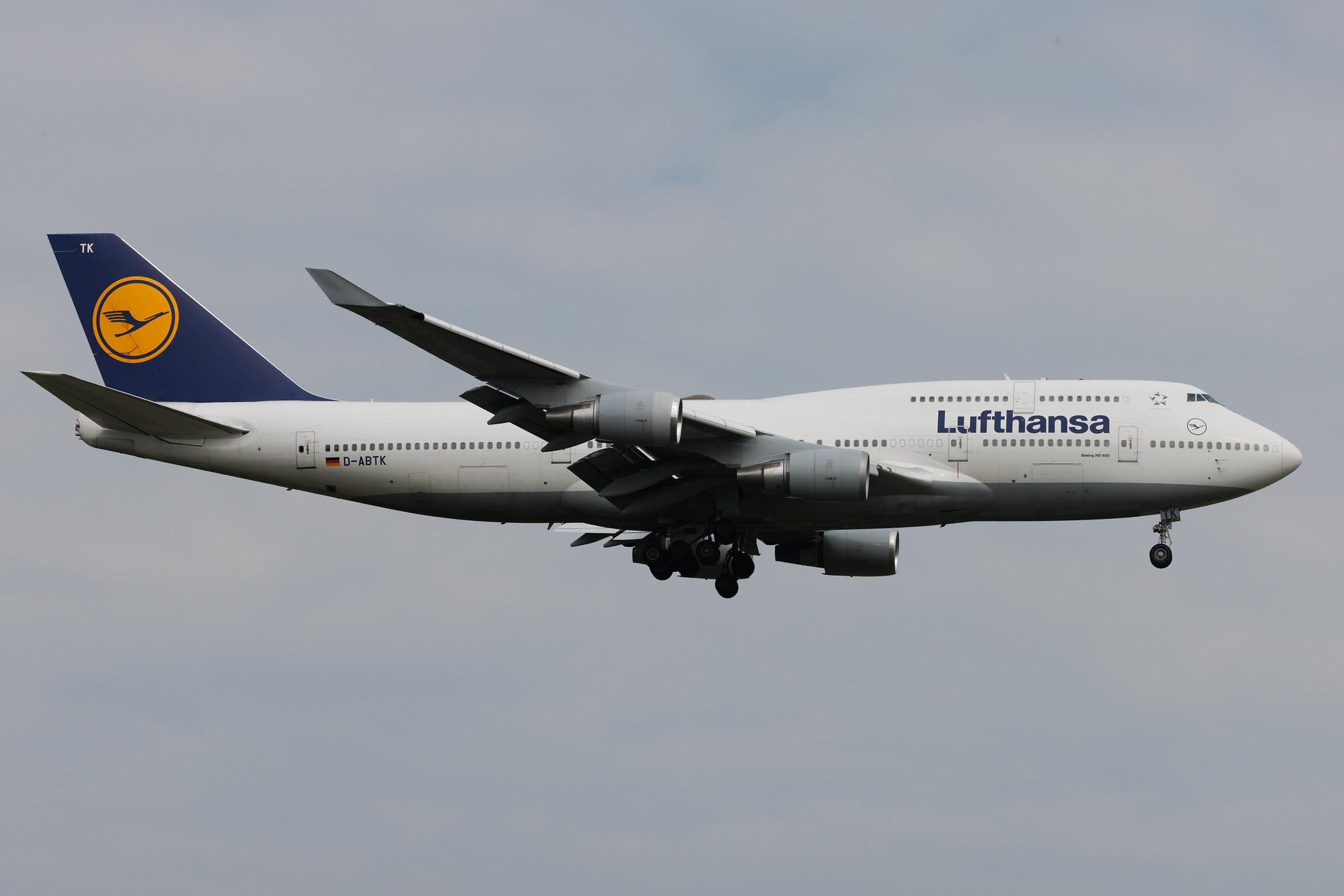 Frankfurt Airport: Lufthansa (LH / DLH) | Boeing 747-430 B744 | D-ABTK | MSN 29871