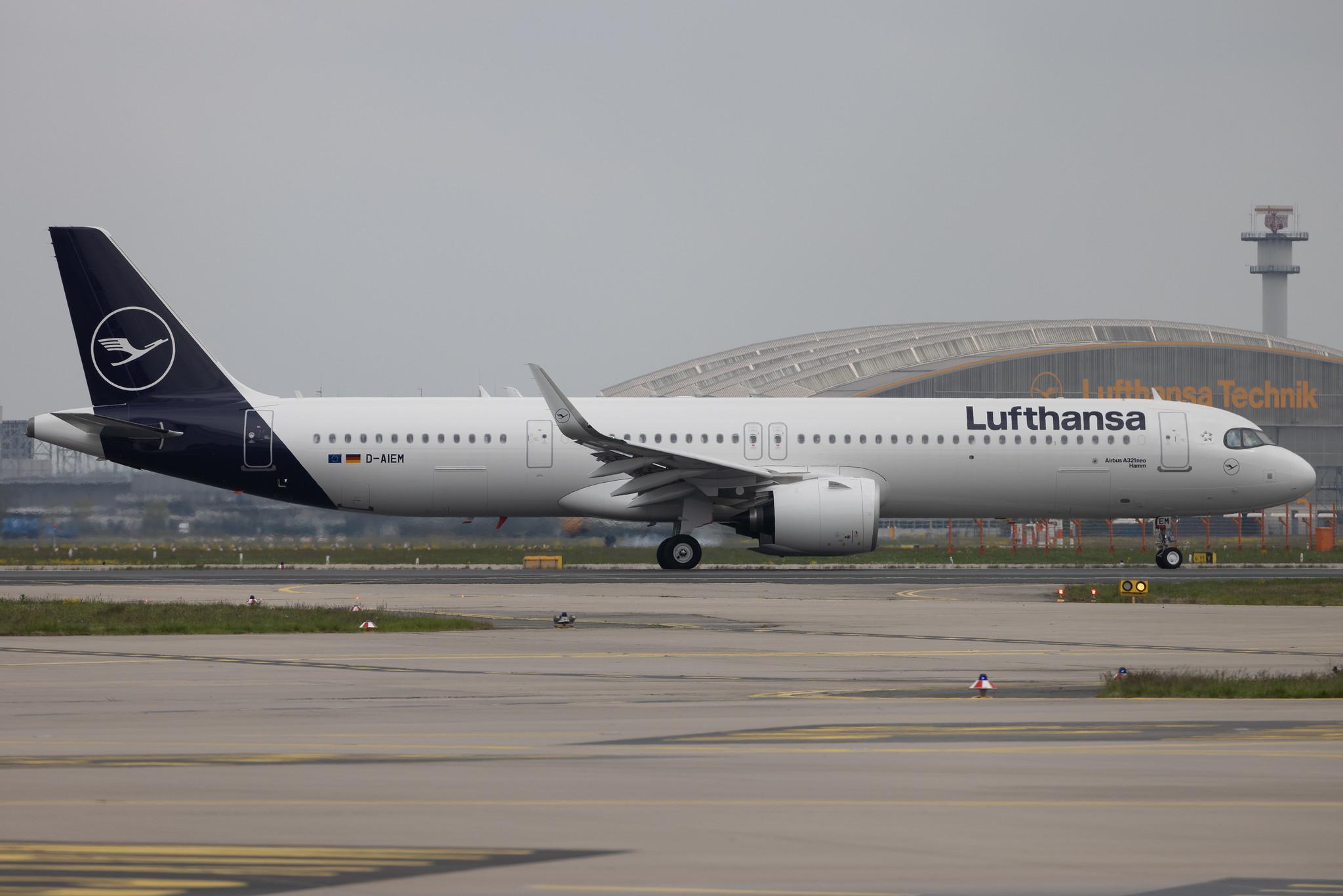 Frankfurt Airport: Lufthansa (LH / DLH) | Airbus A321-271NX A21N | D-AIEM | MSN 10817