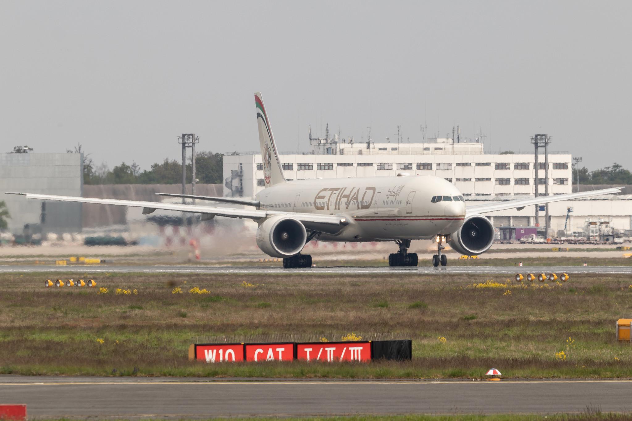 Frankfurt Airport: Etihad Airways (EY / ETD) | Boeing 777-3FX(ER) B77W | A6-ETS | MSN 44548