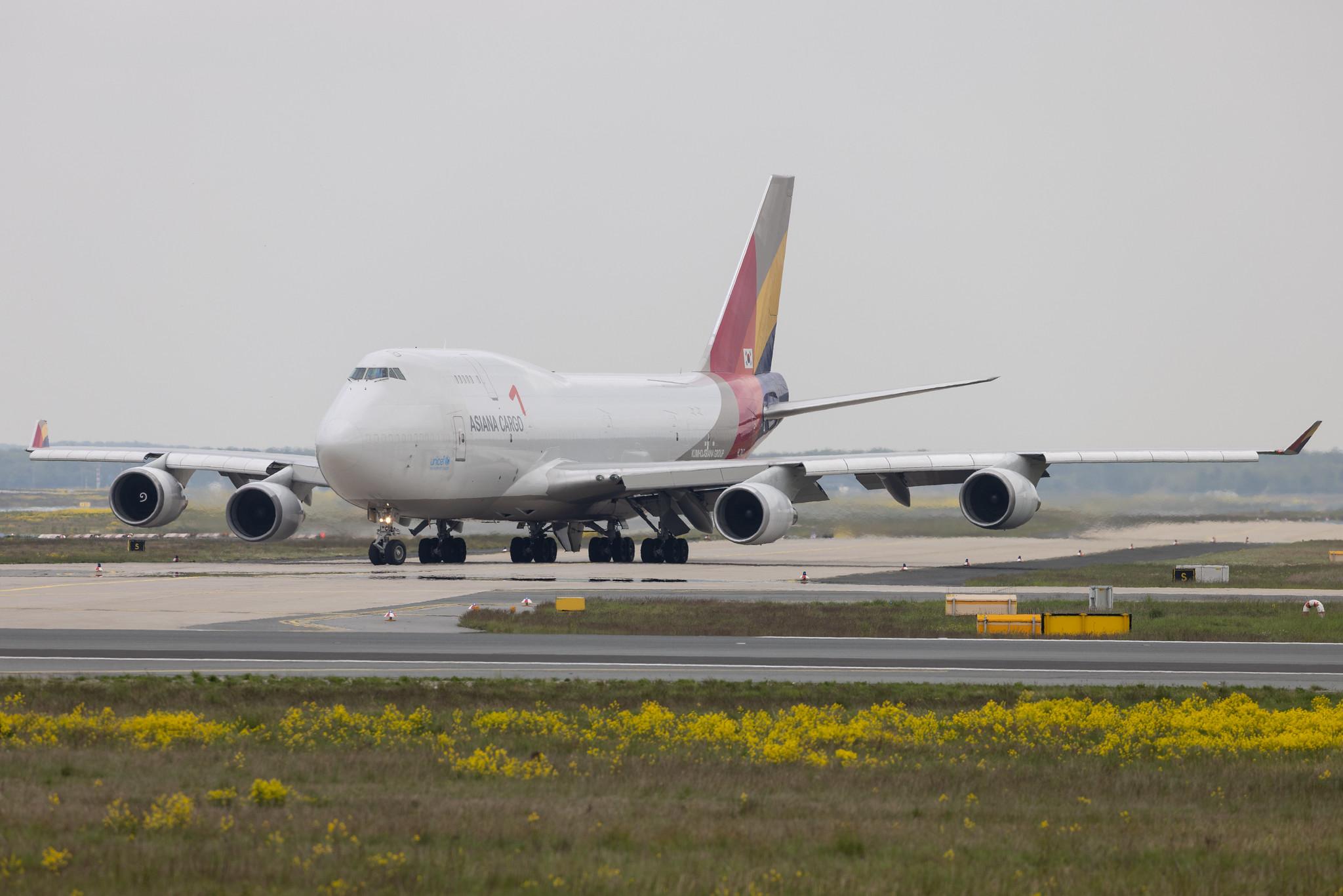 Frankfurt Airport: Asiana Cargo (OZ / AAR) | Operator: Asiana Airlines | Boeing 747-48E(BDSF) B744 | HL7417 | MSN 25779