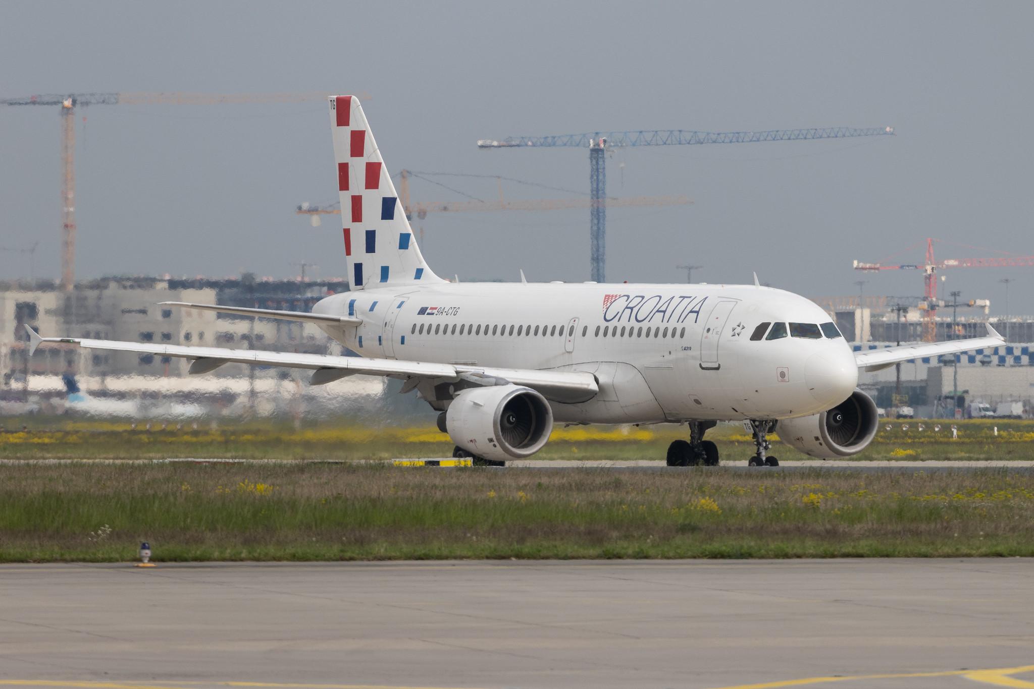 Frankfurt Airport: Croatia Airlines (OU / CTN) | Airbus A319-112 A319 | 9A-CTG | MSN 0767