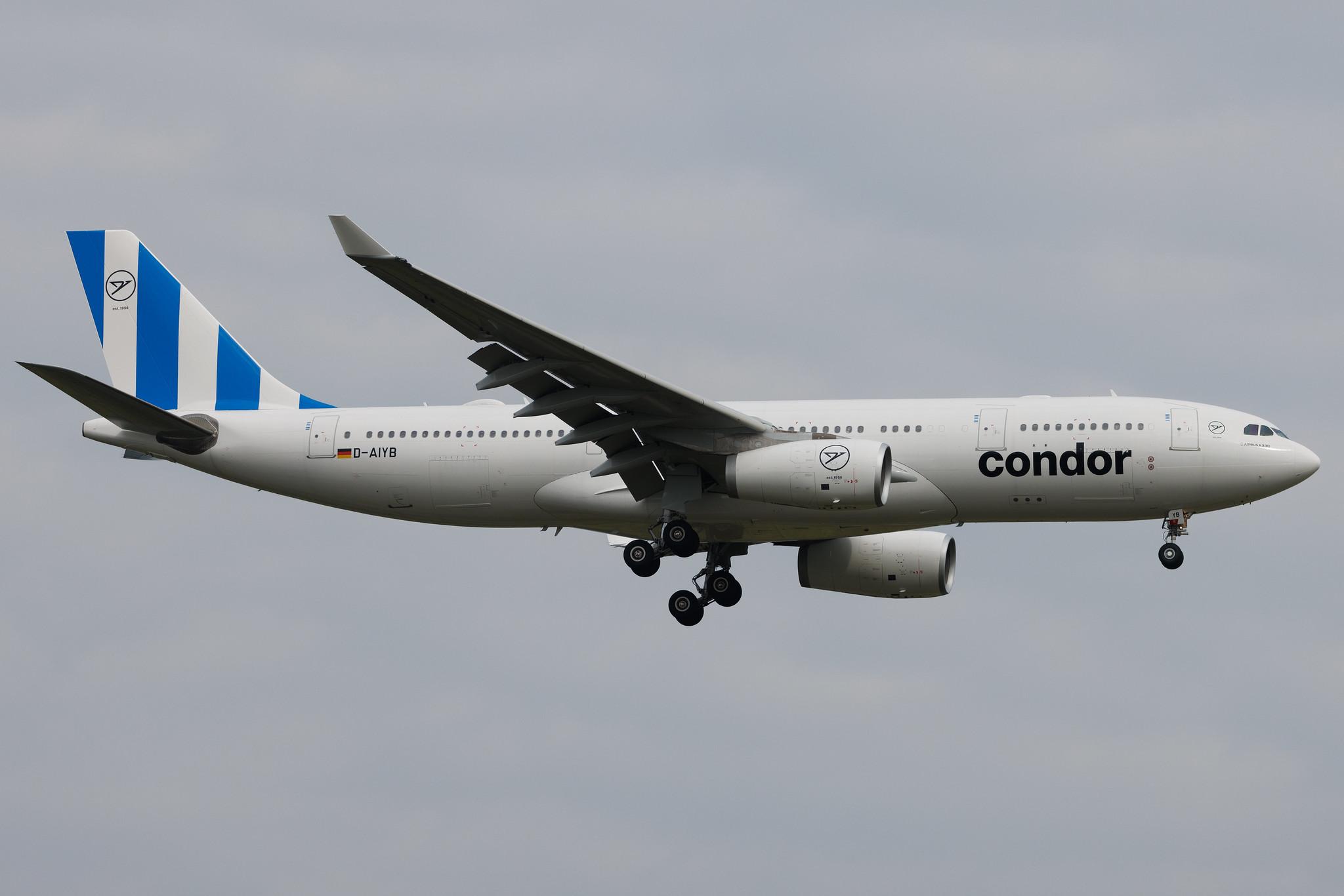 Frankfurt Airport: Condor (DE / CFG) | Airbus A330-243 A332 | D-AIYB | MSN 852